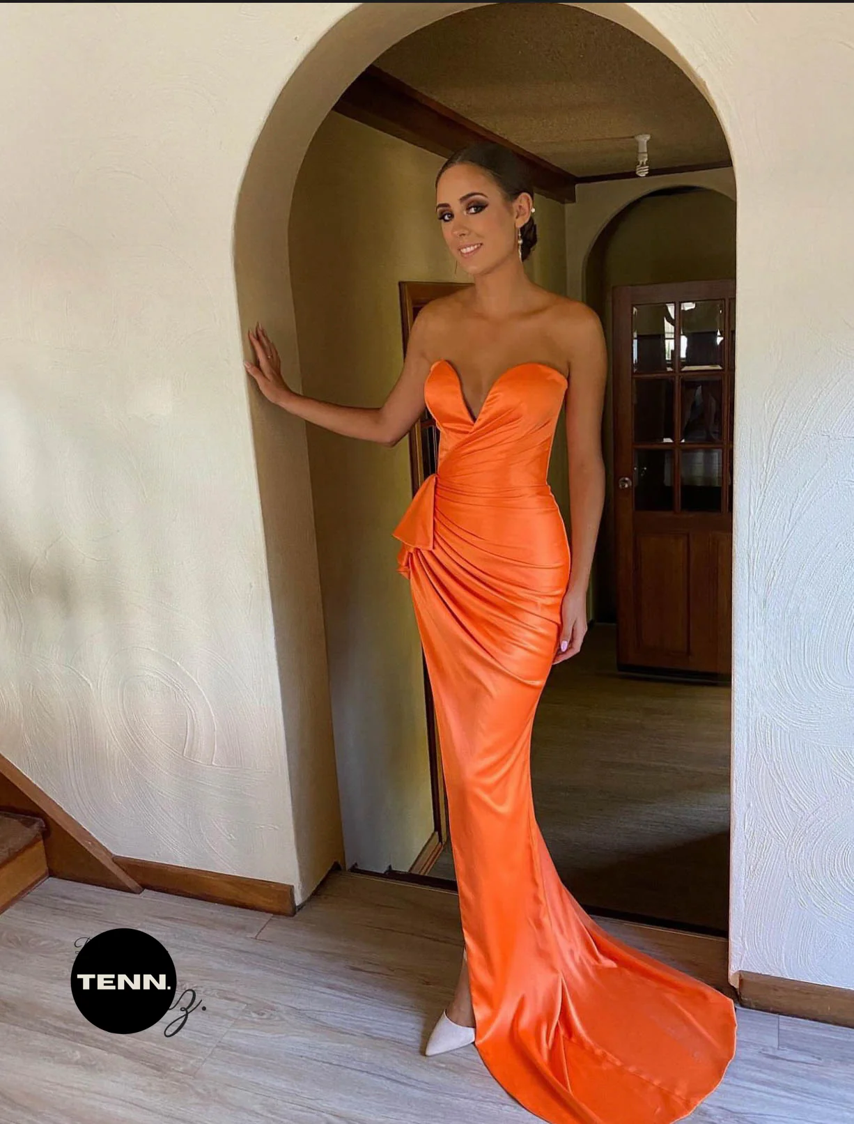 Harlow Gown - Orange - Image 2