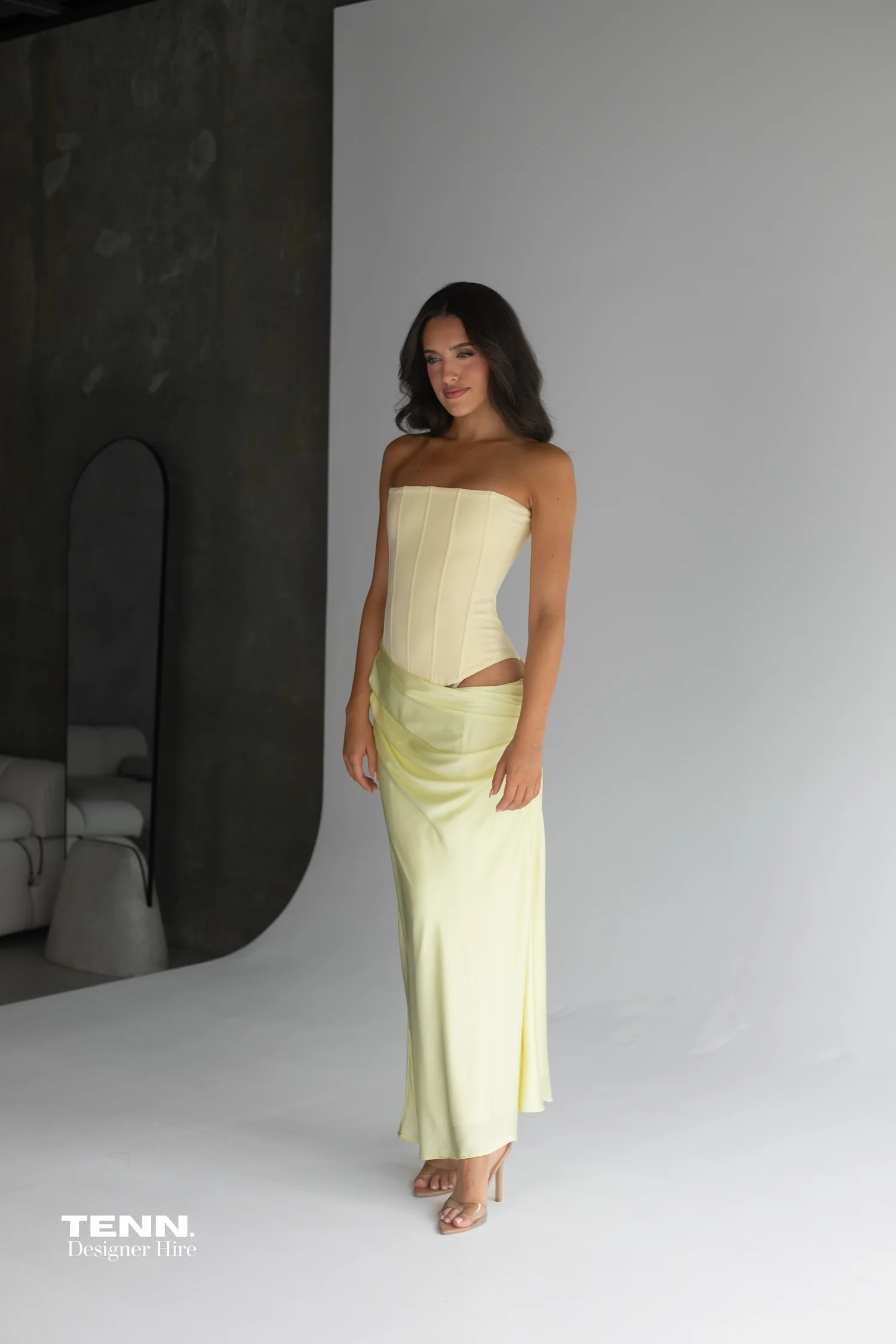 Huxley Gown - lemon