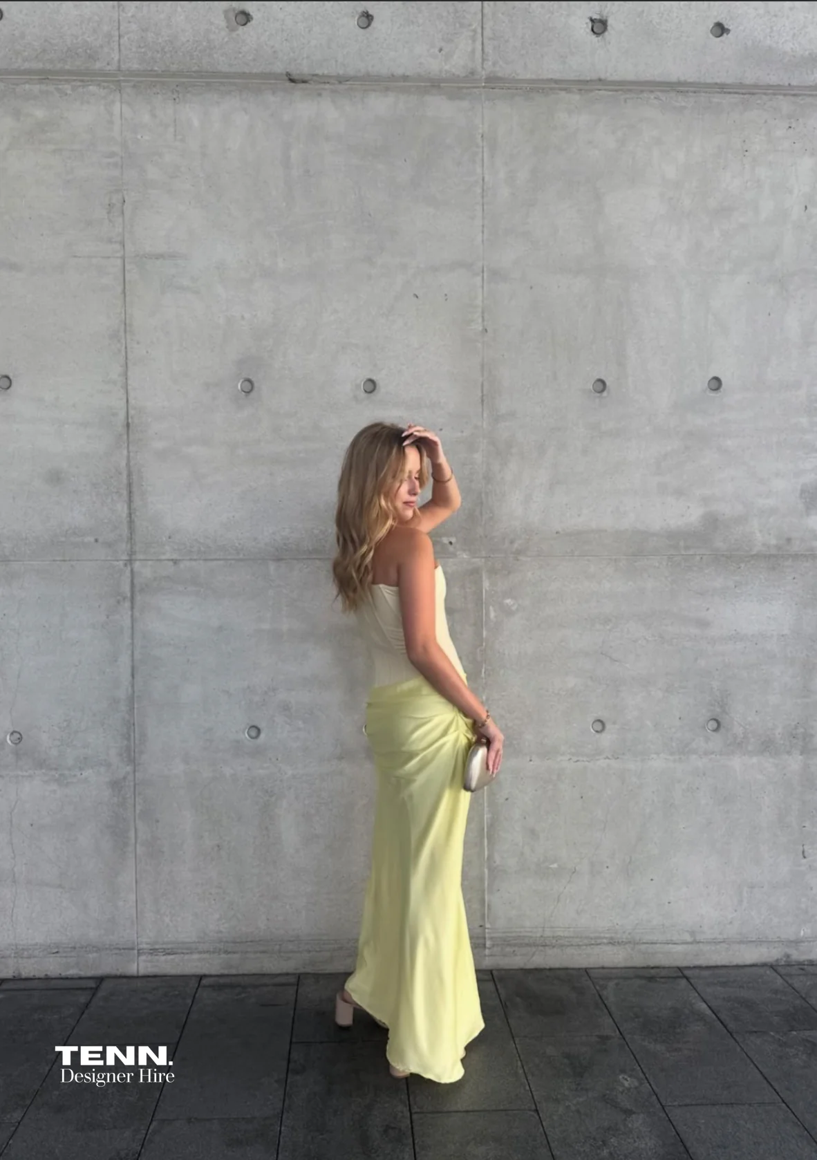 Huxley Gown - lemon - Image 3