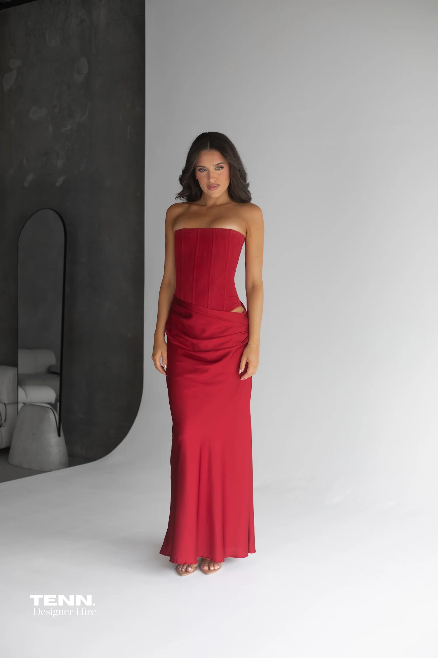 Huxley Gown - Wine - Image 2