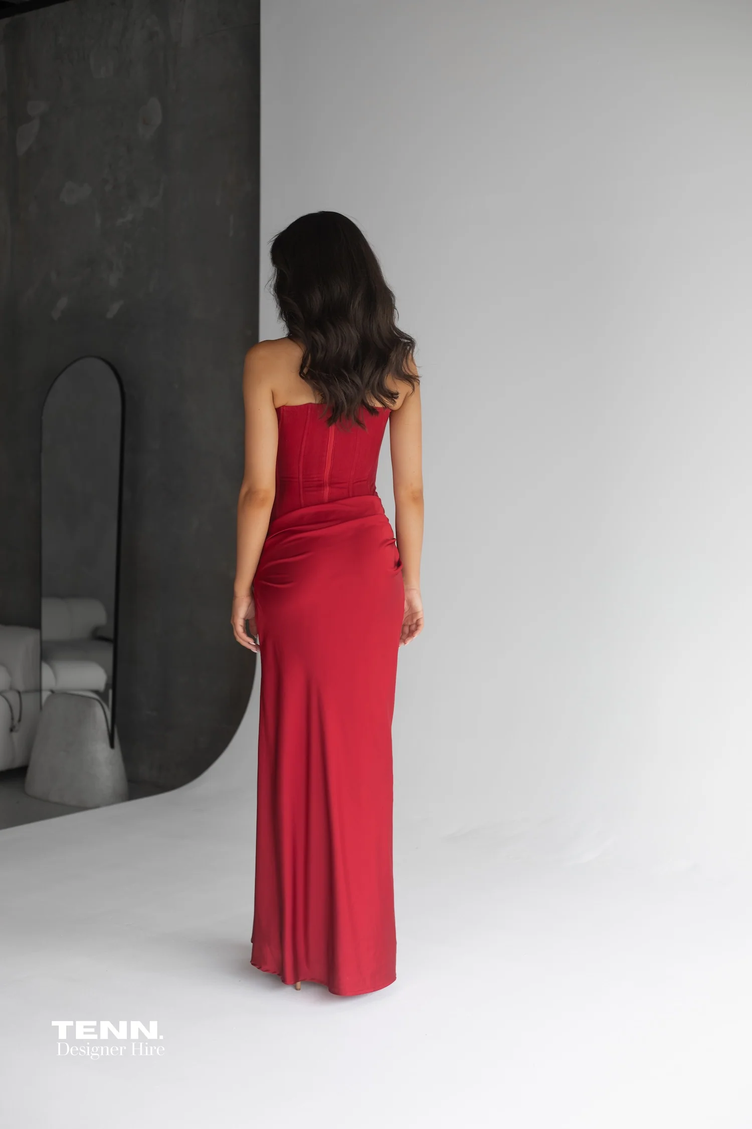 Huxley Gown - Wine - Image 3
