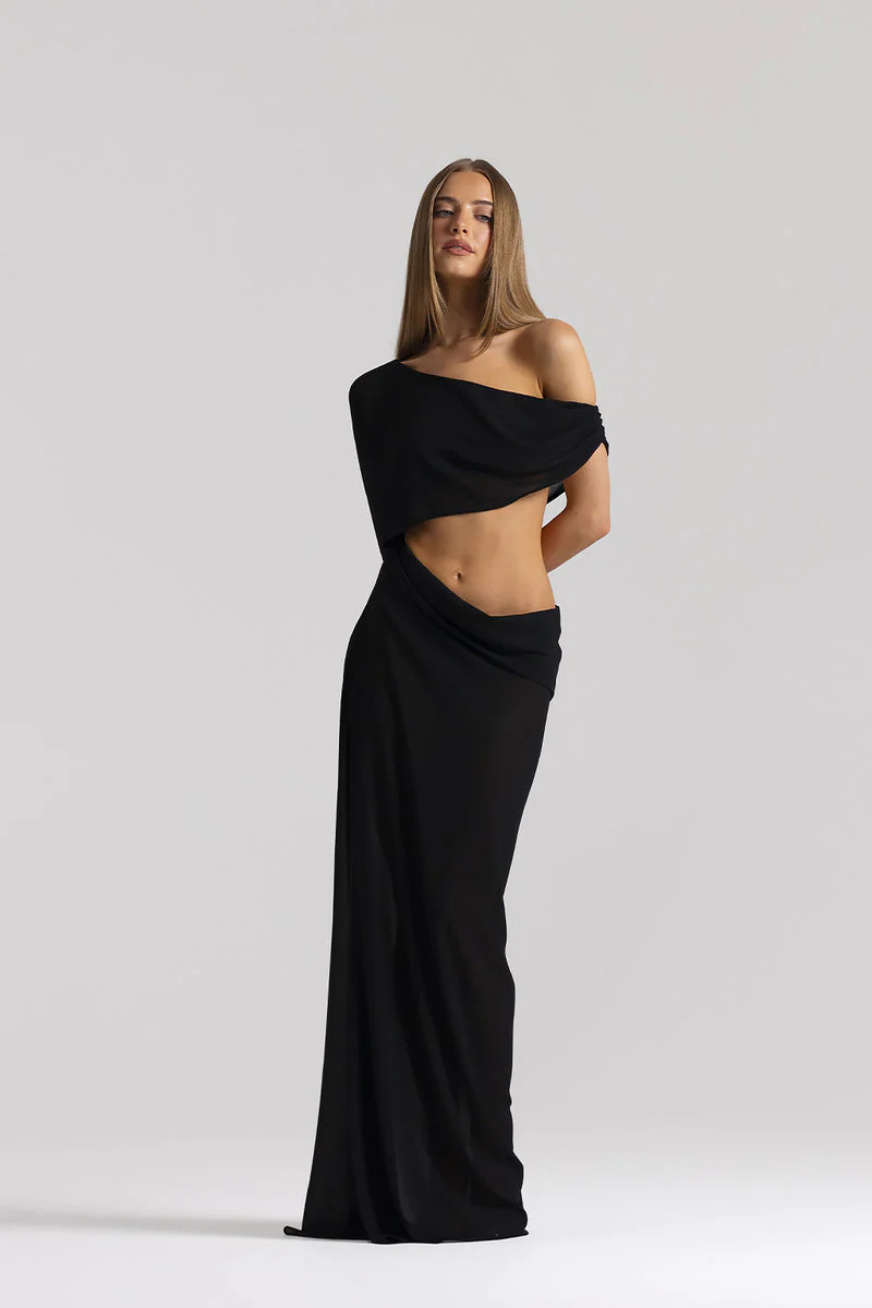 Imogen Dress - Black - Image 3