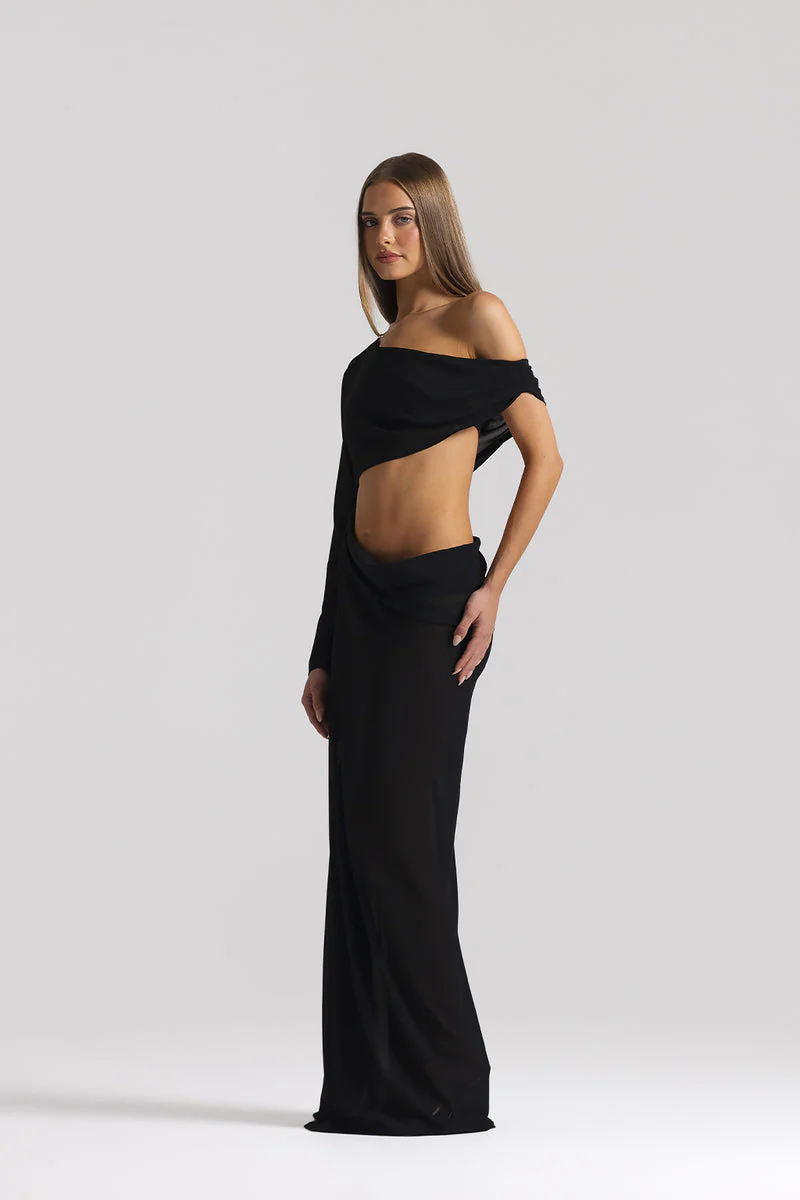 Imogen Dress - Black - Image 4