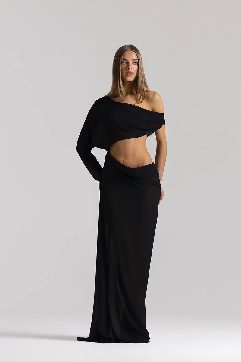 Imogen Dress - Black - Image 5