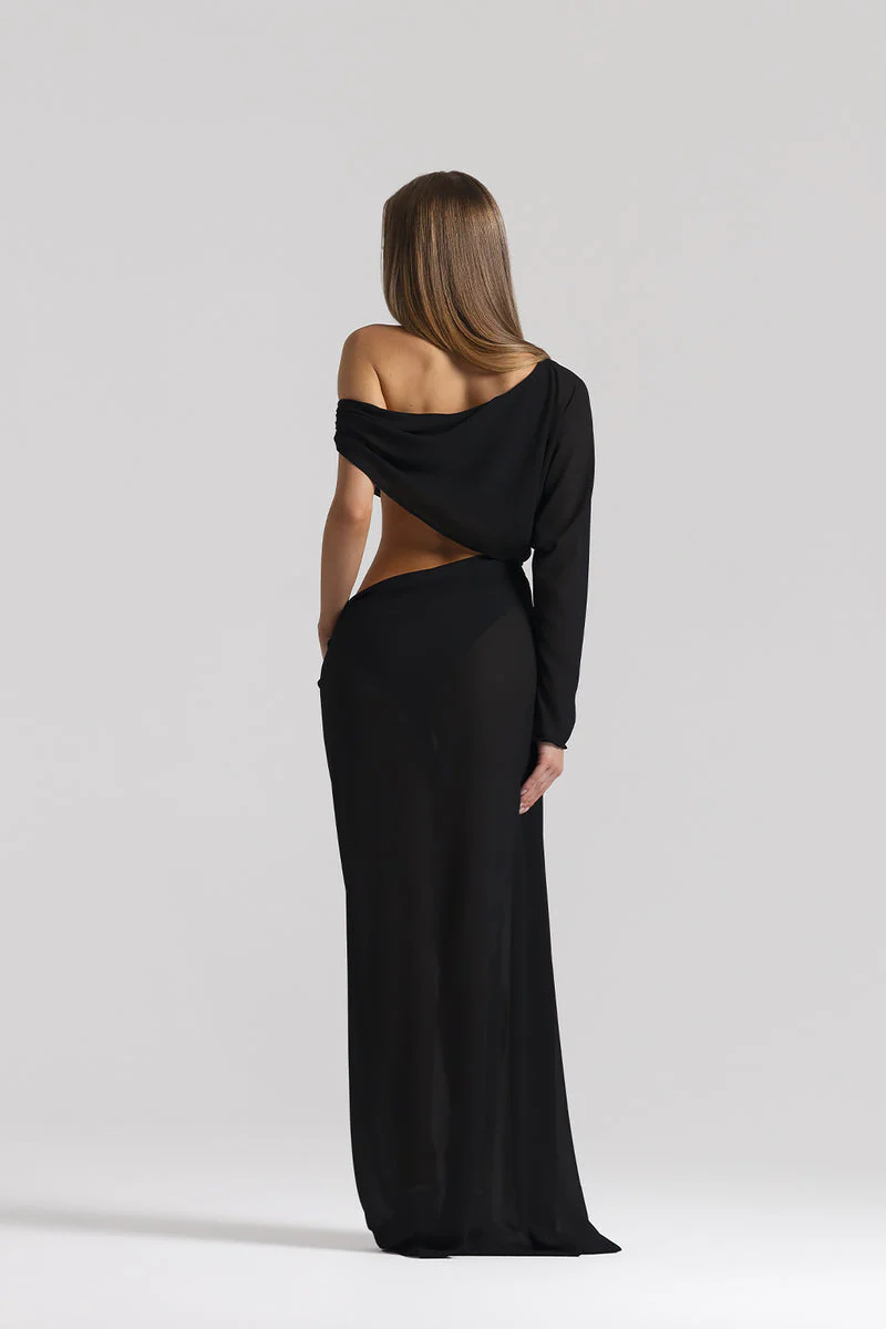 Imogen Dress - Black - Image 6