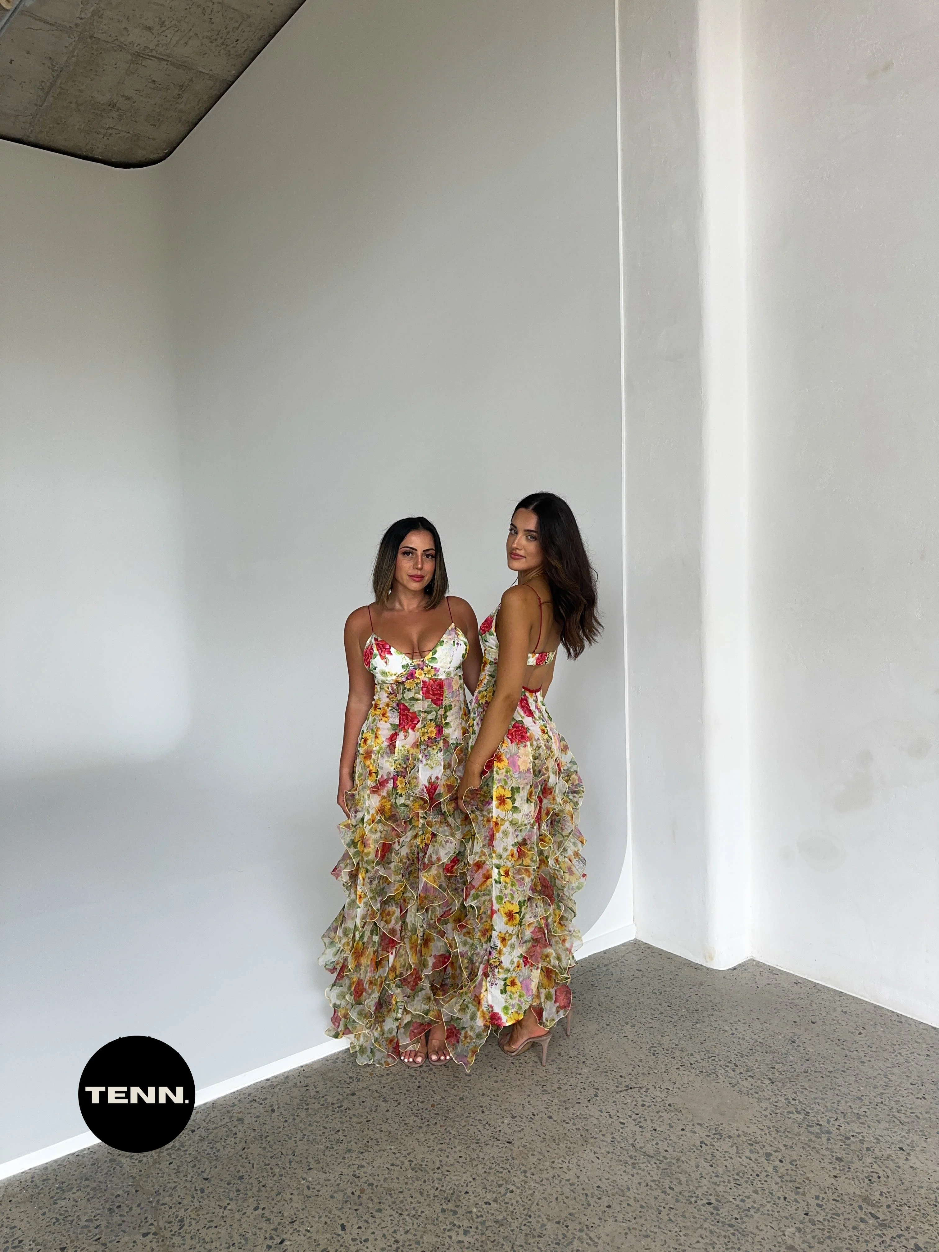 Iris Flower Maxi Dress - Baroque - Image 5