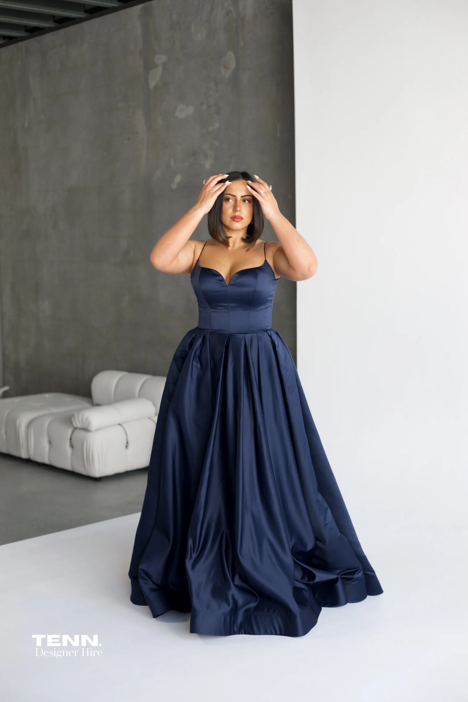 Isla Gown - Navy - Image 5