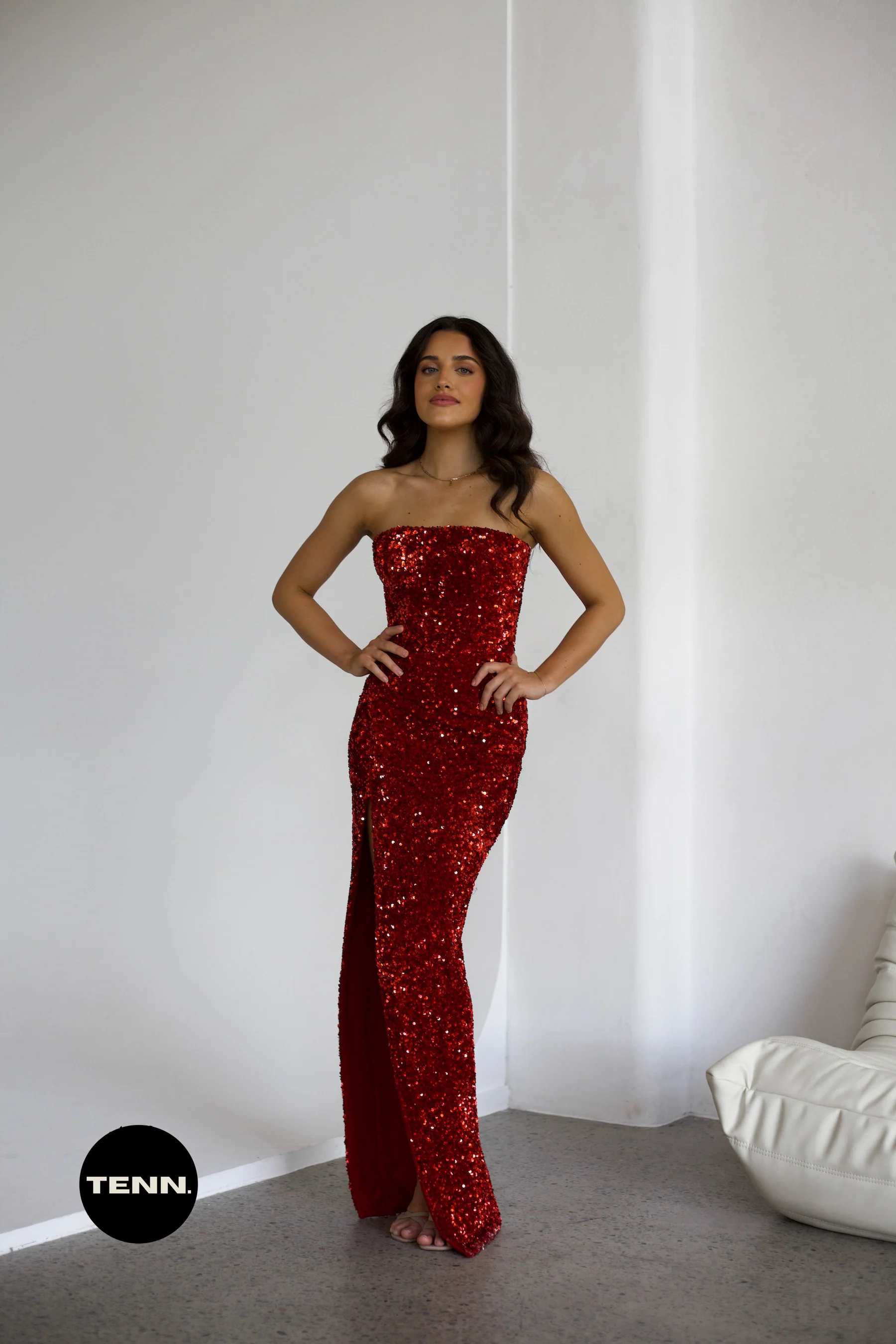 Kendall Gown - Red - Image 4