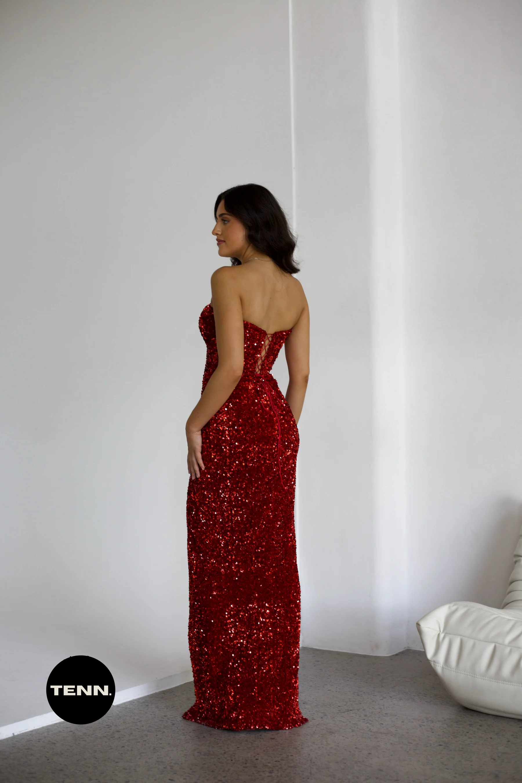 Kendall Gown - Red - Image 5