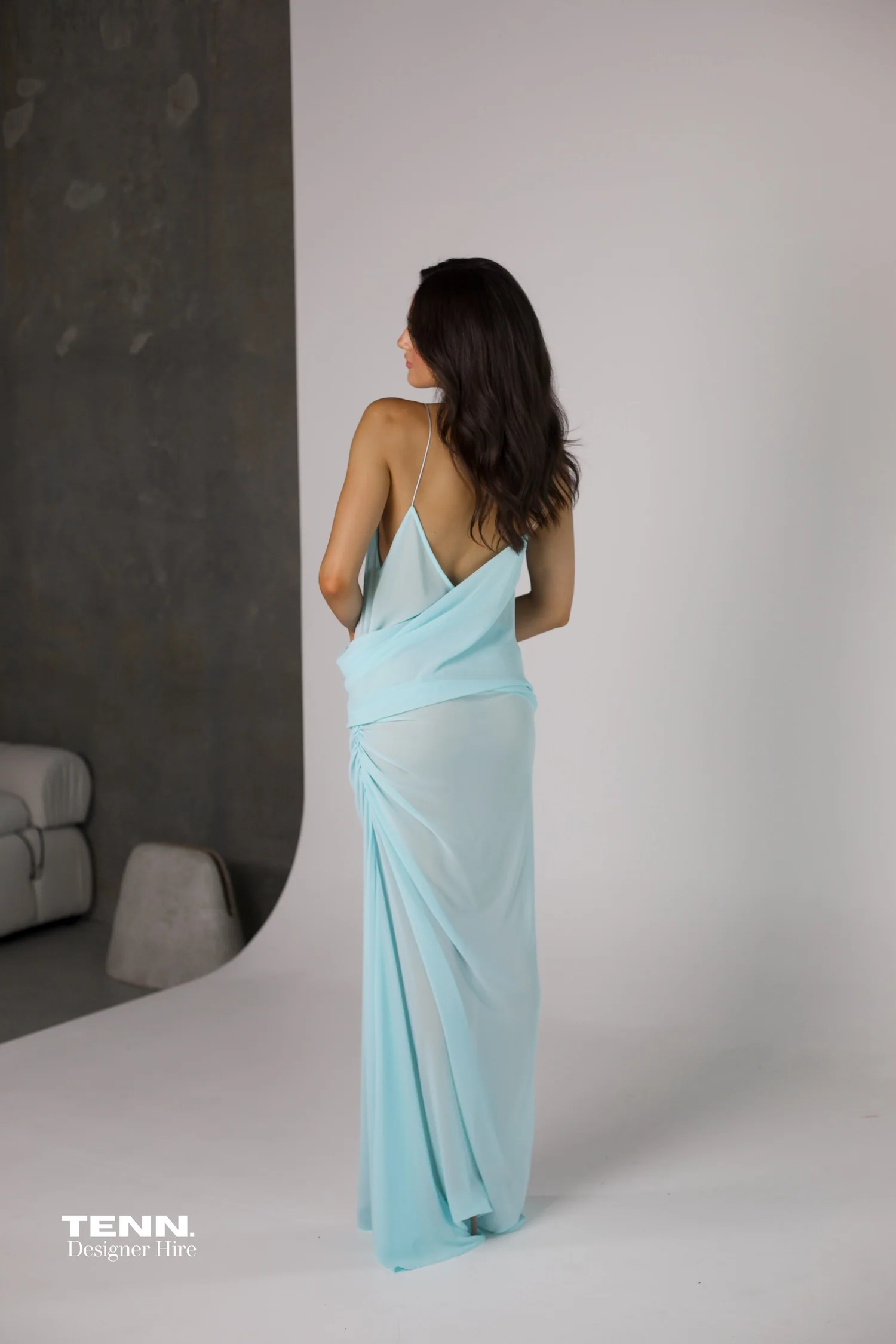 Magnolia Gown - Blue - Image 6