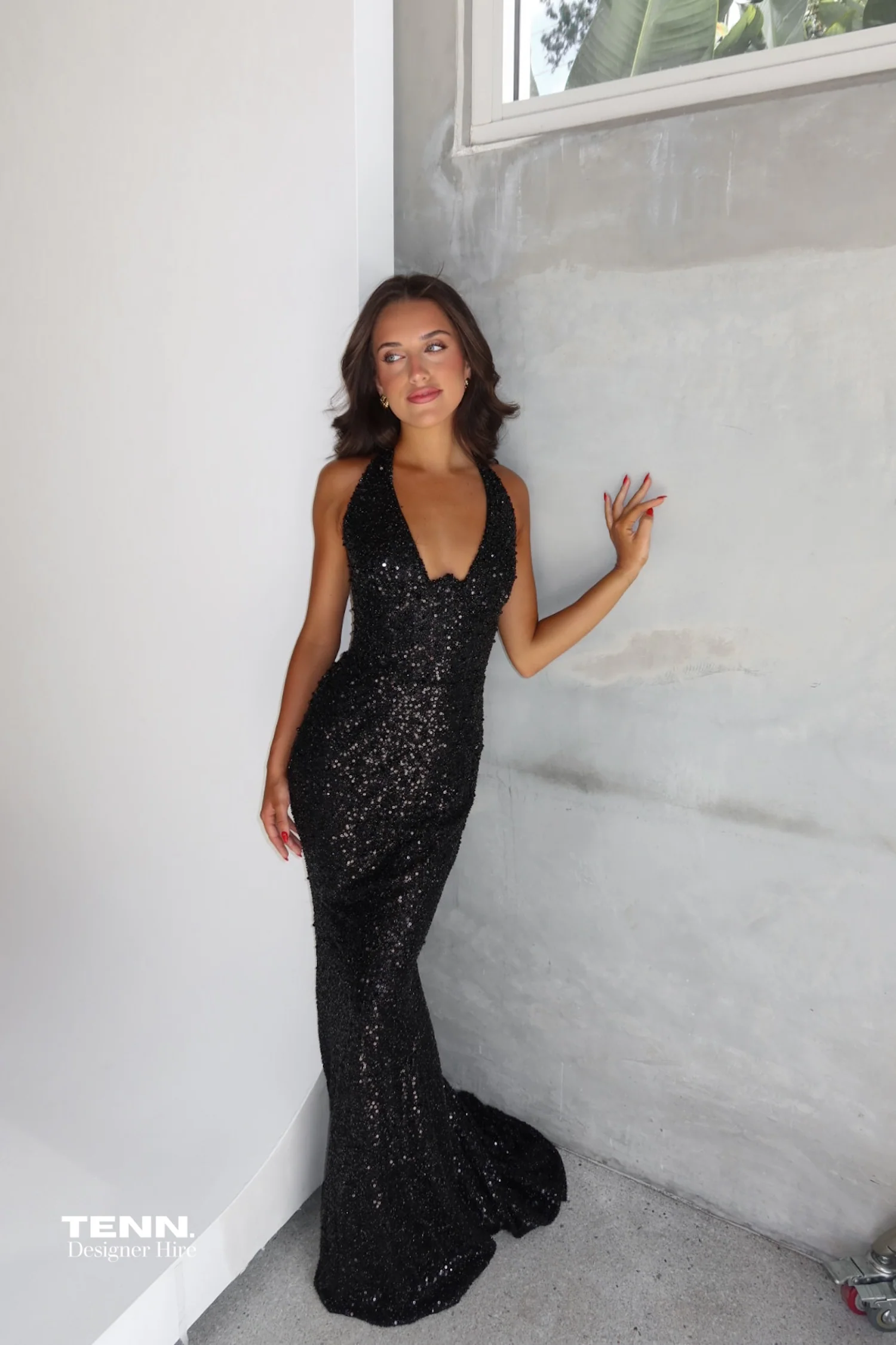 Golden Couture Gown - Midnight - Image 3