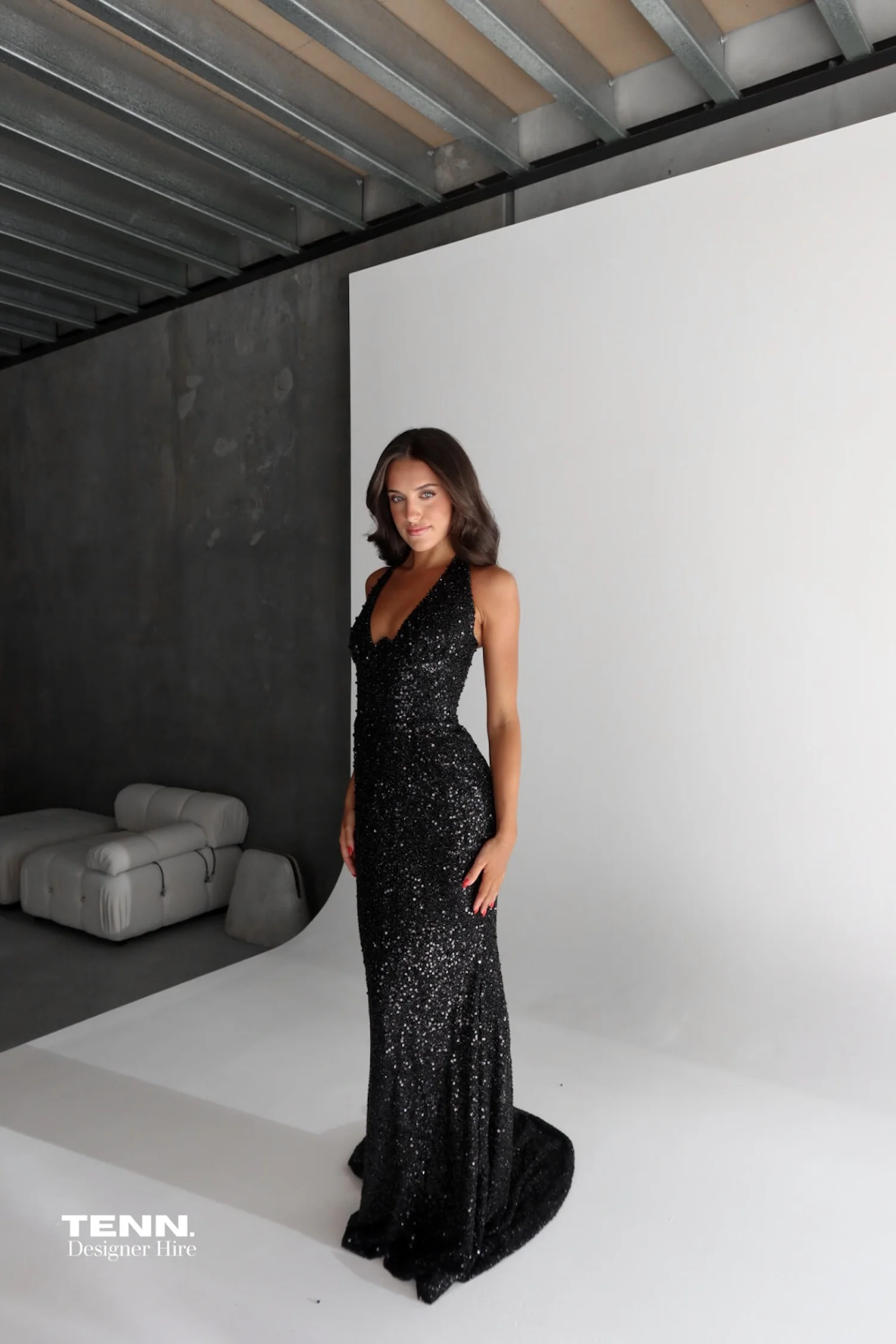 Golden Couture Gown - Midnight - Image 6