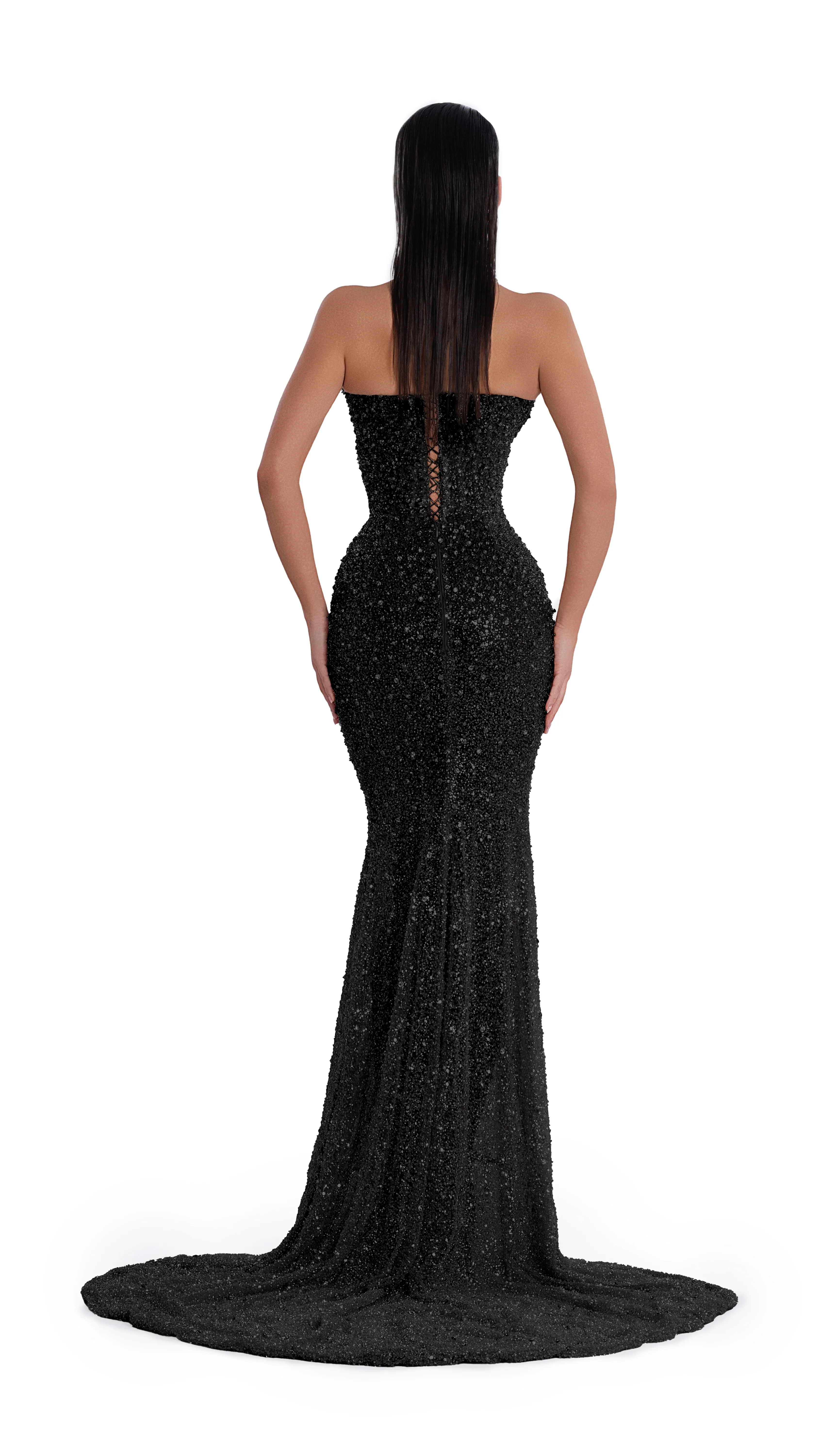 Golden Couture Gown - Midnight - Image 7