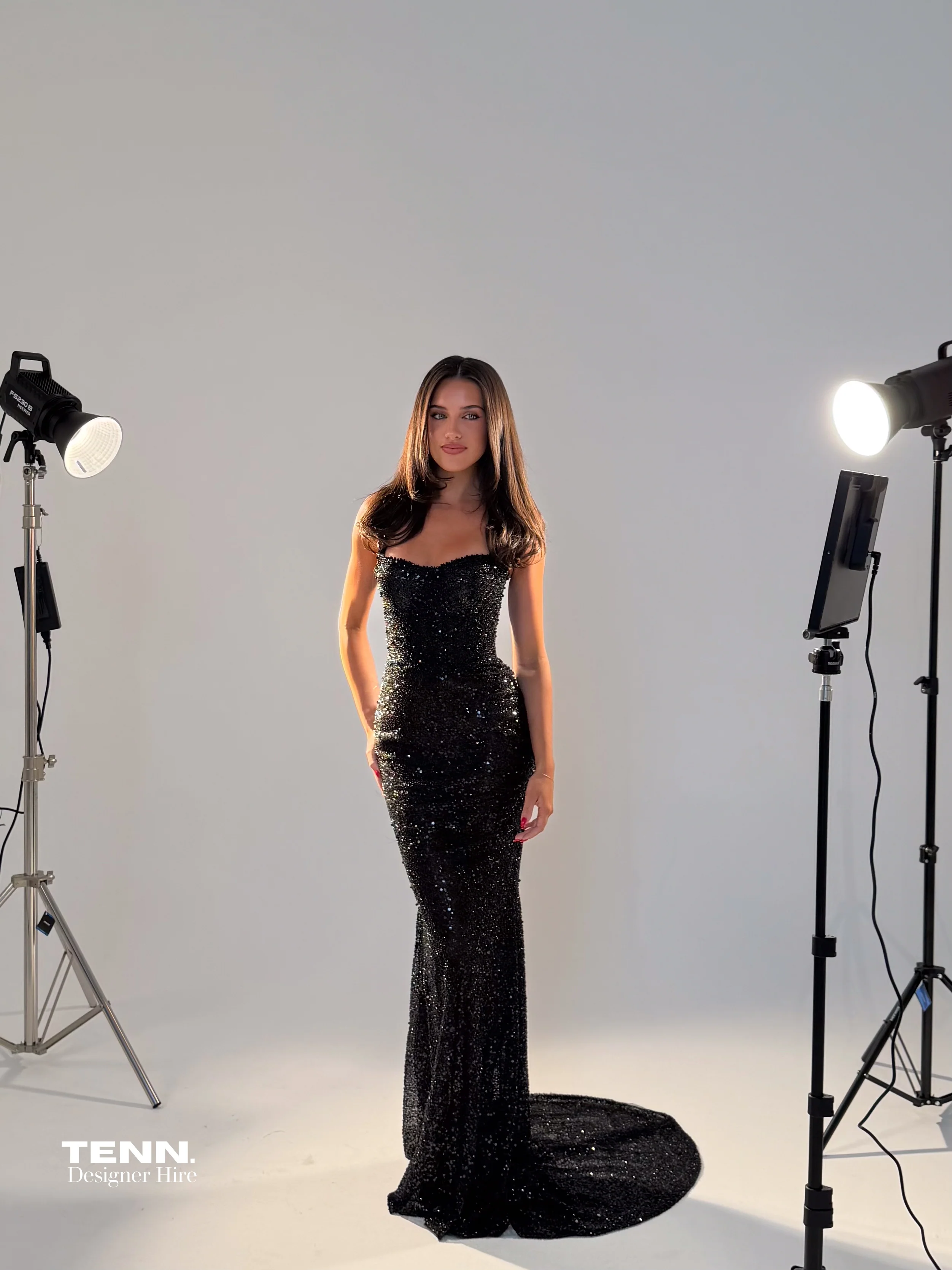 Celestial Shimmer Gown - Midnight - Image 6