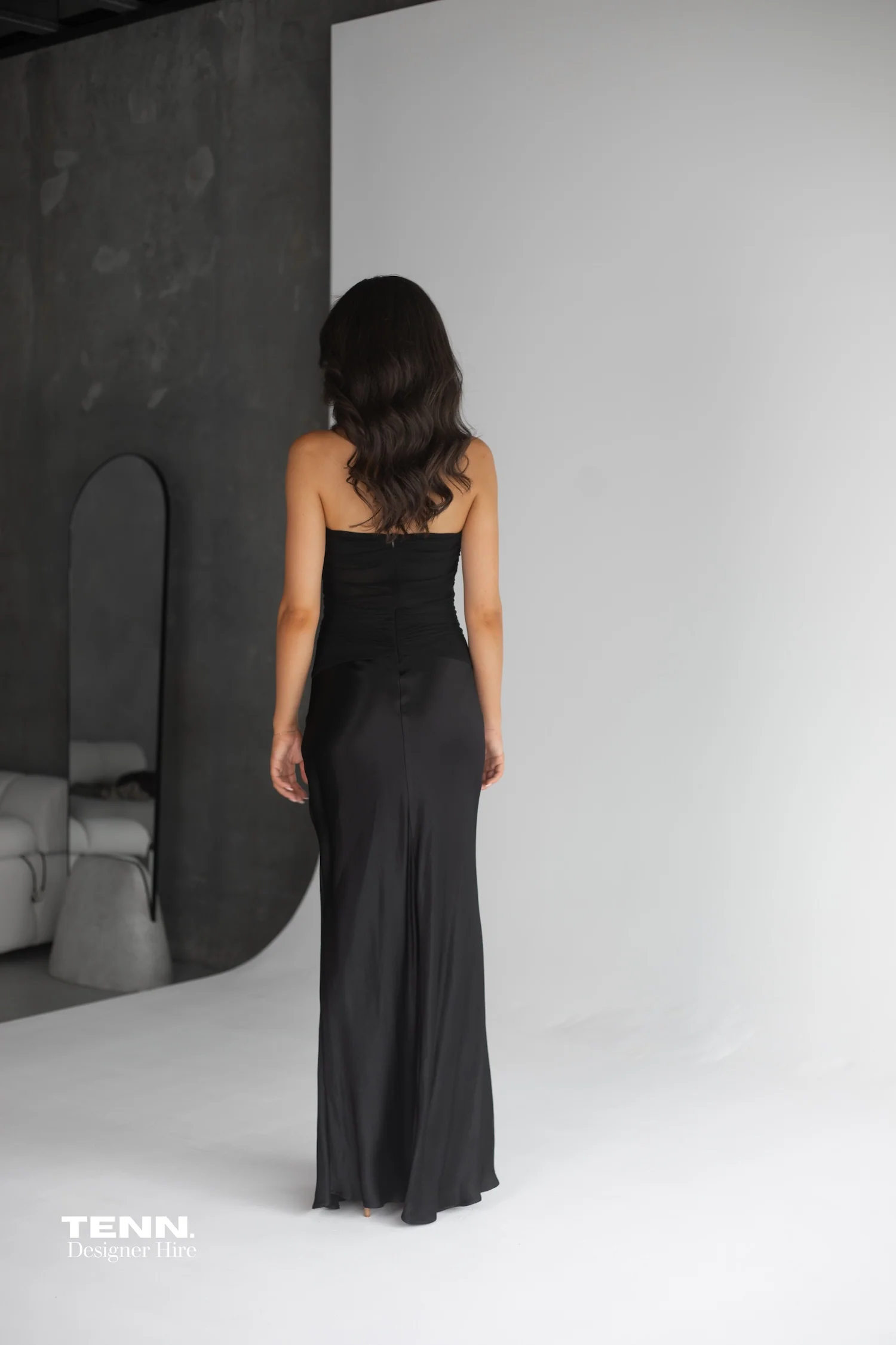 Millah Strapless Dress - Black - Image 4