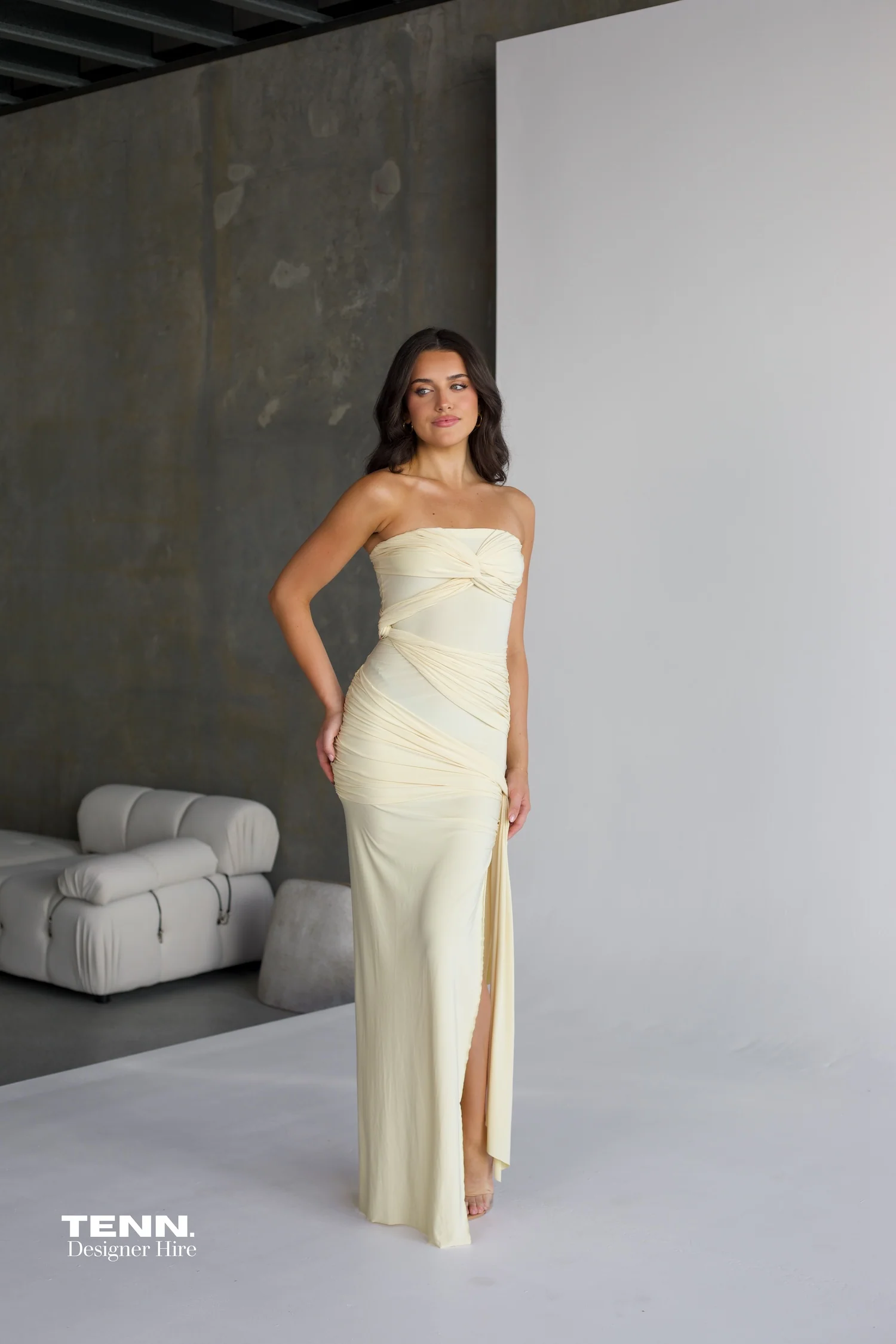 Miranda Gown - Lemon - Image 3