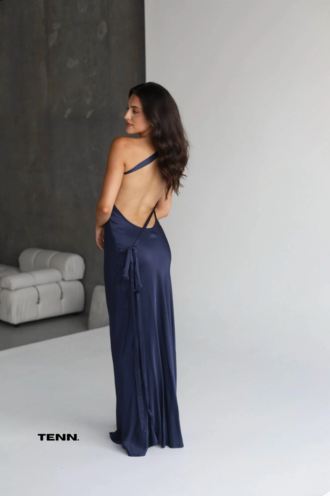Monique Dress - Navy - Image 4