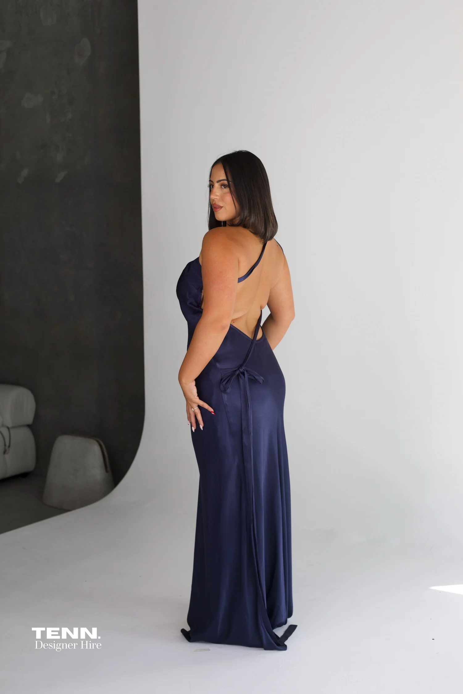 Monique Dress - Navy - Image 5