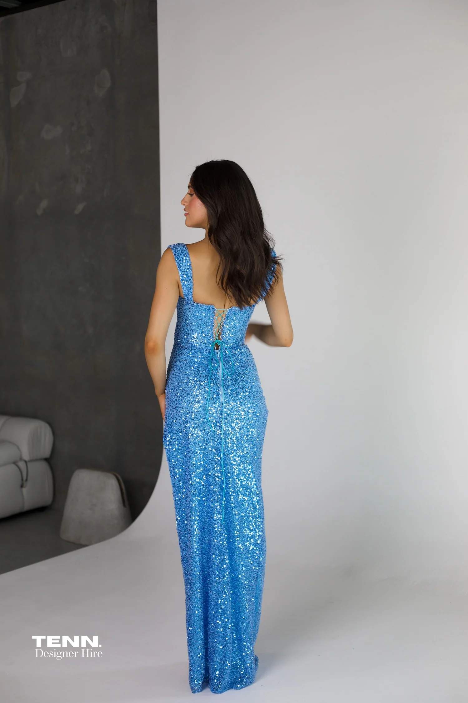 Opal Gown - Cerulean - Image 3