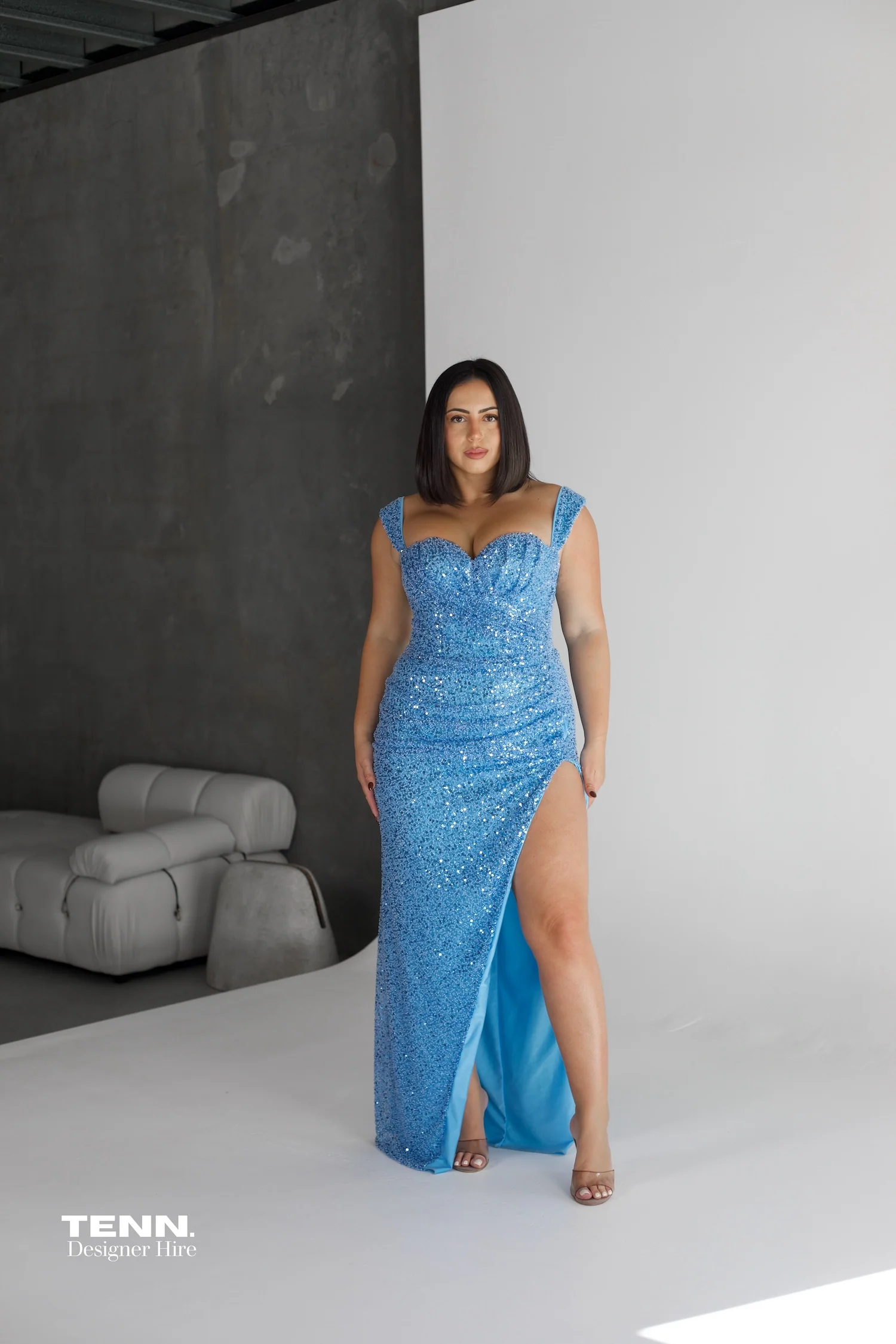 Opal Gown - Cerulean - Image 4