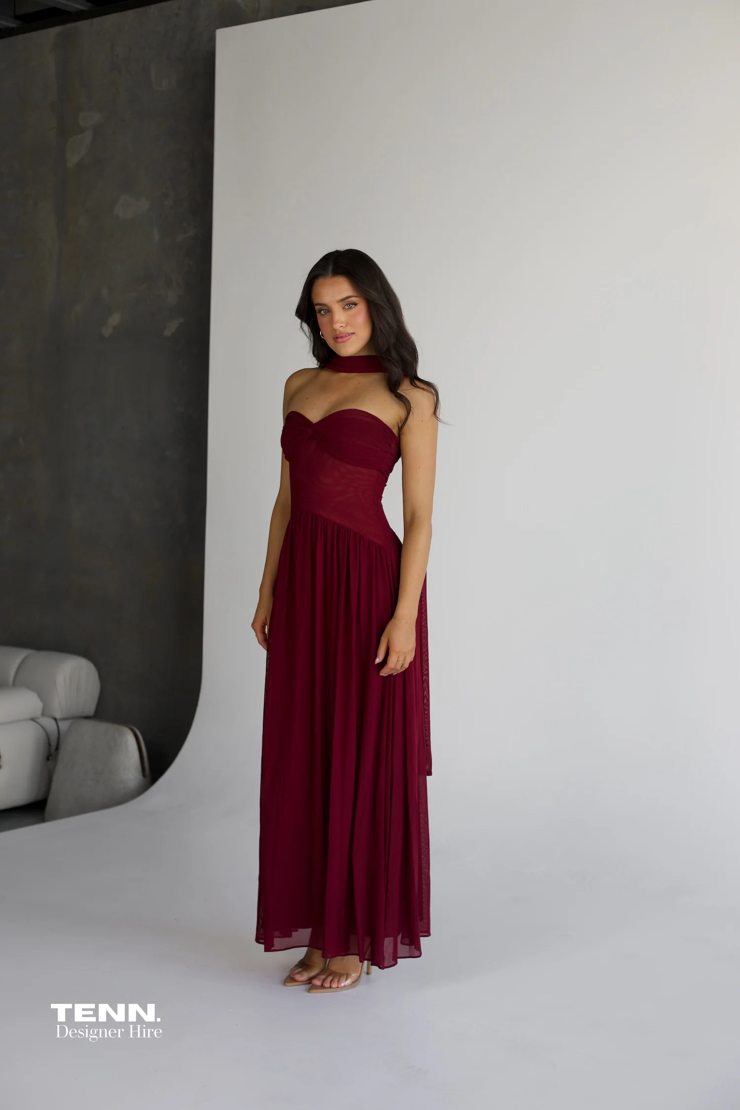 Ophelia Dress - Burgundy