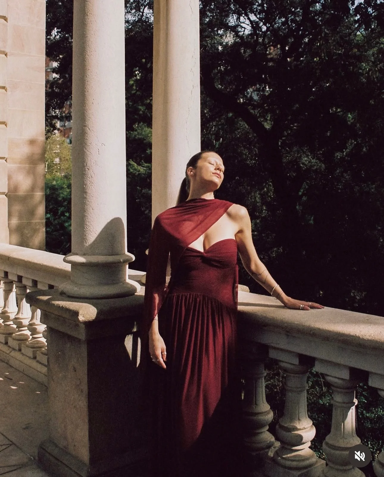Ophelia Dress - Burgundy - Image 6