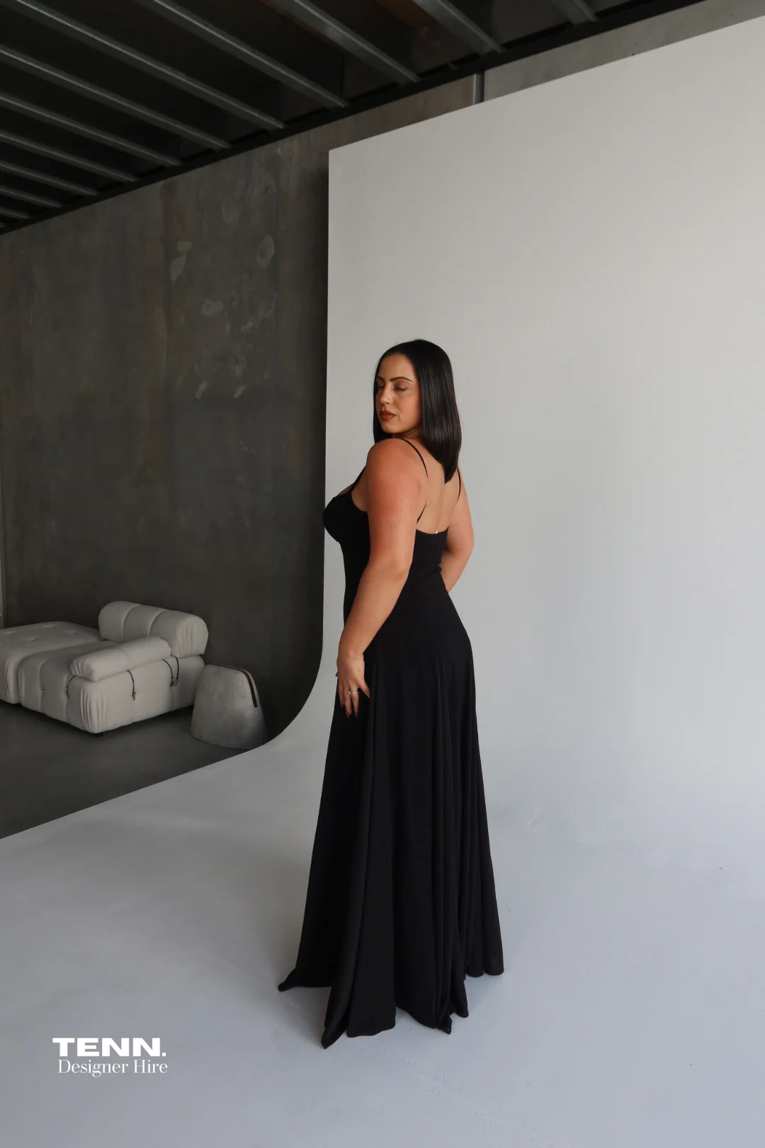 Paloma Dress - All Black - Image 3