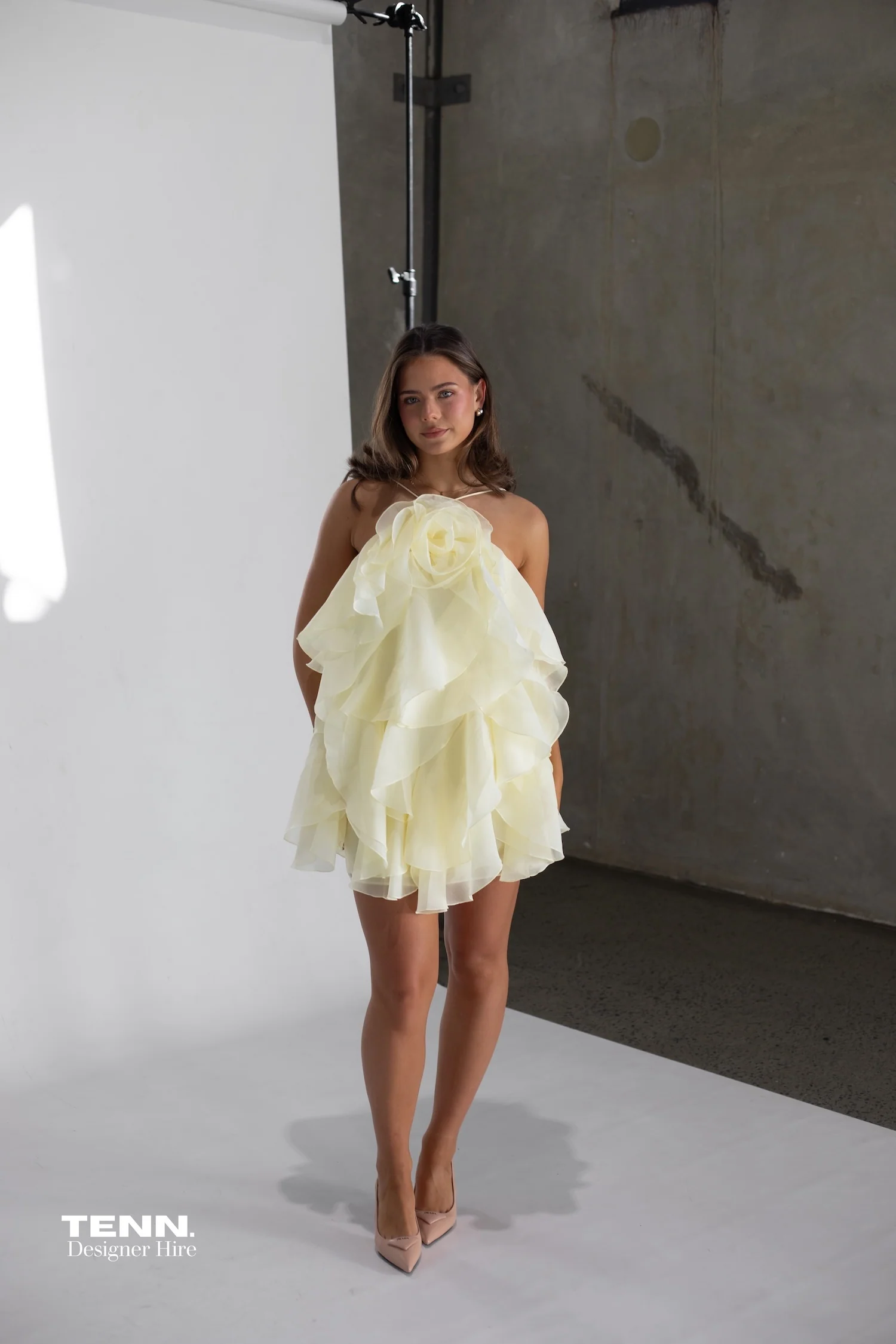 Pandorea Layered Mini Dress - Butter - Image 5