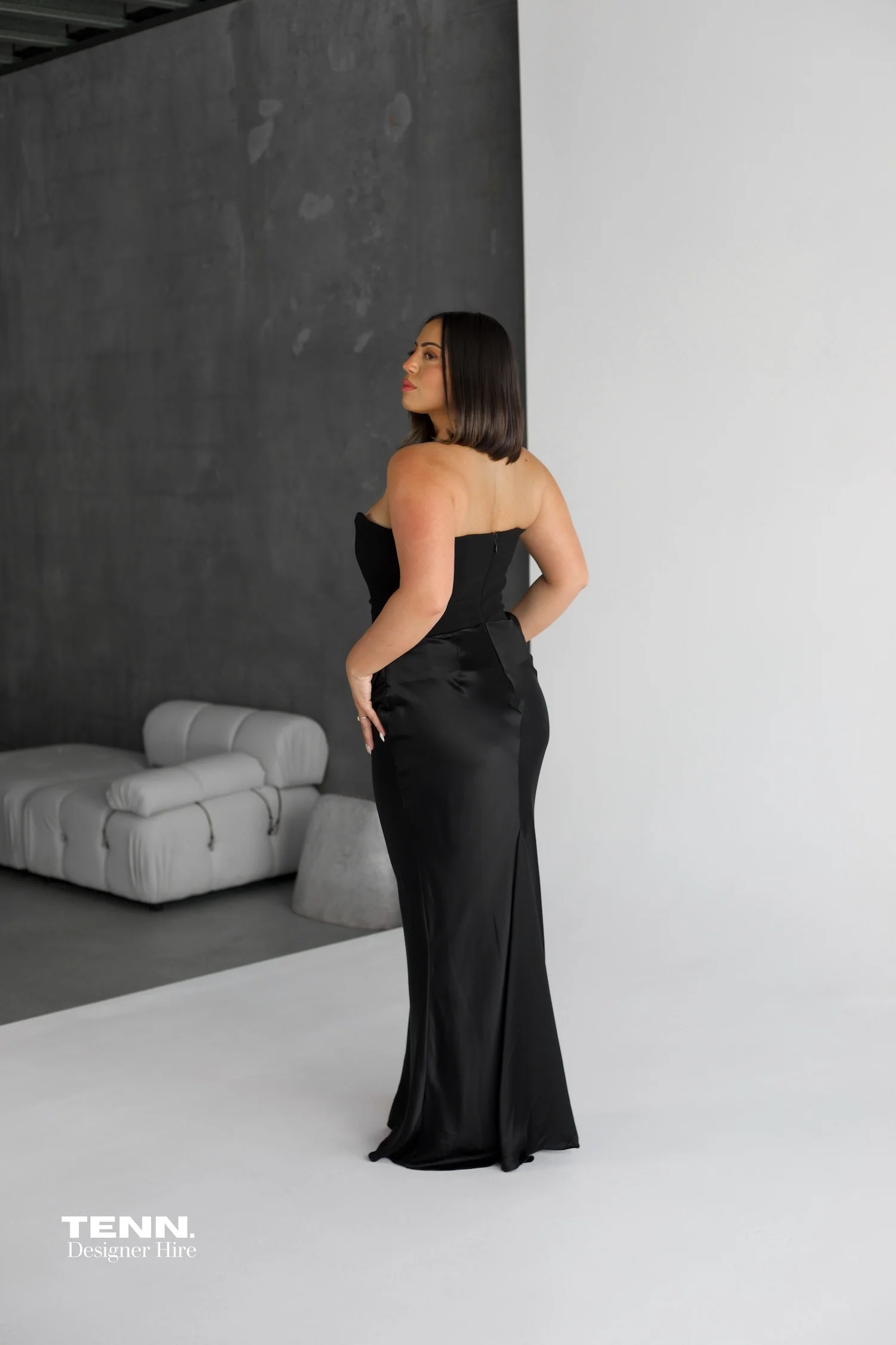 Persephone Corset Gown - Black - Image 9
