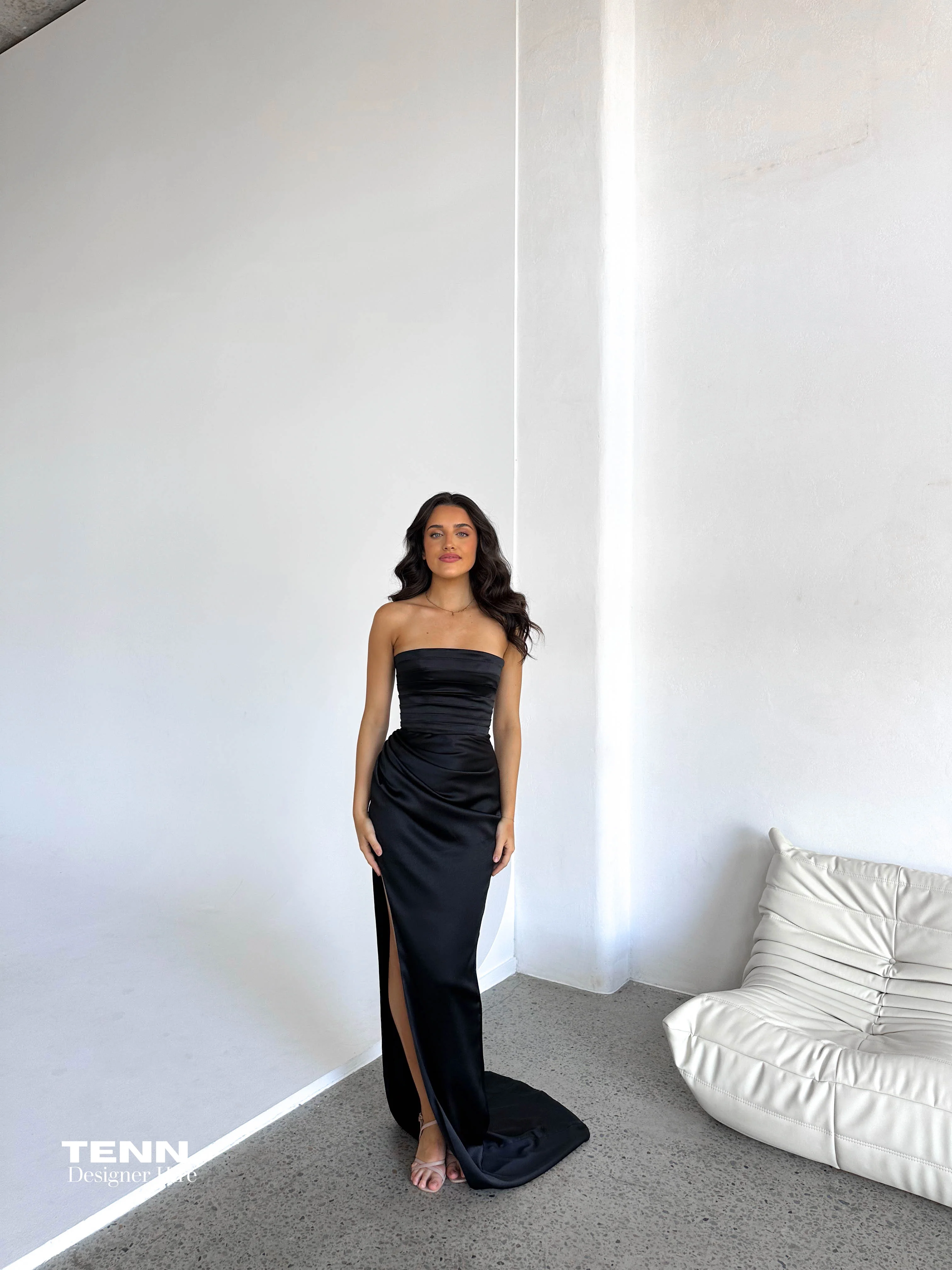 Pierre gown - Black