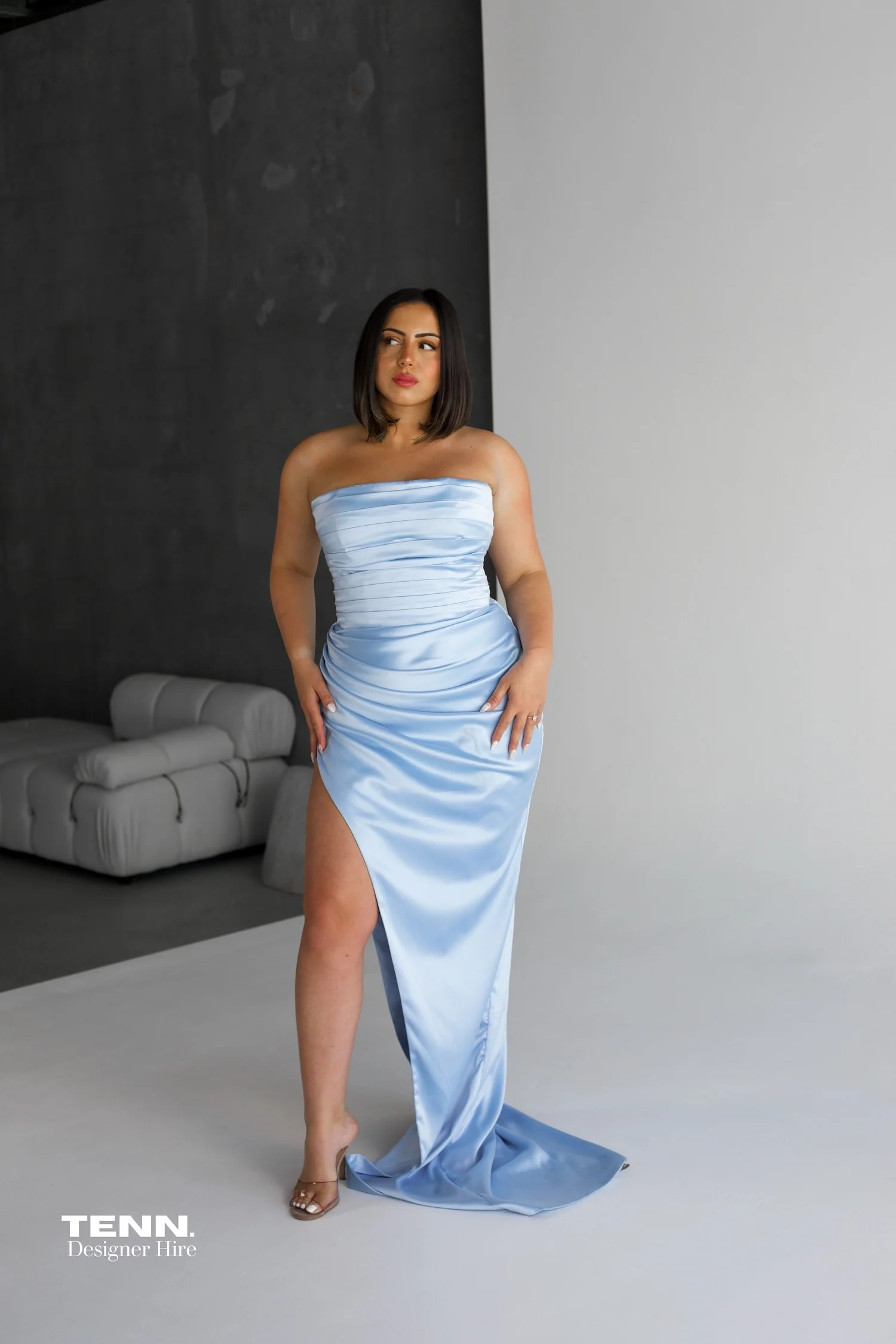Pierre gown - Light Blue - Image 3