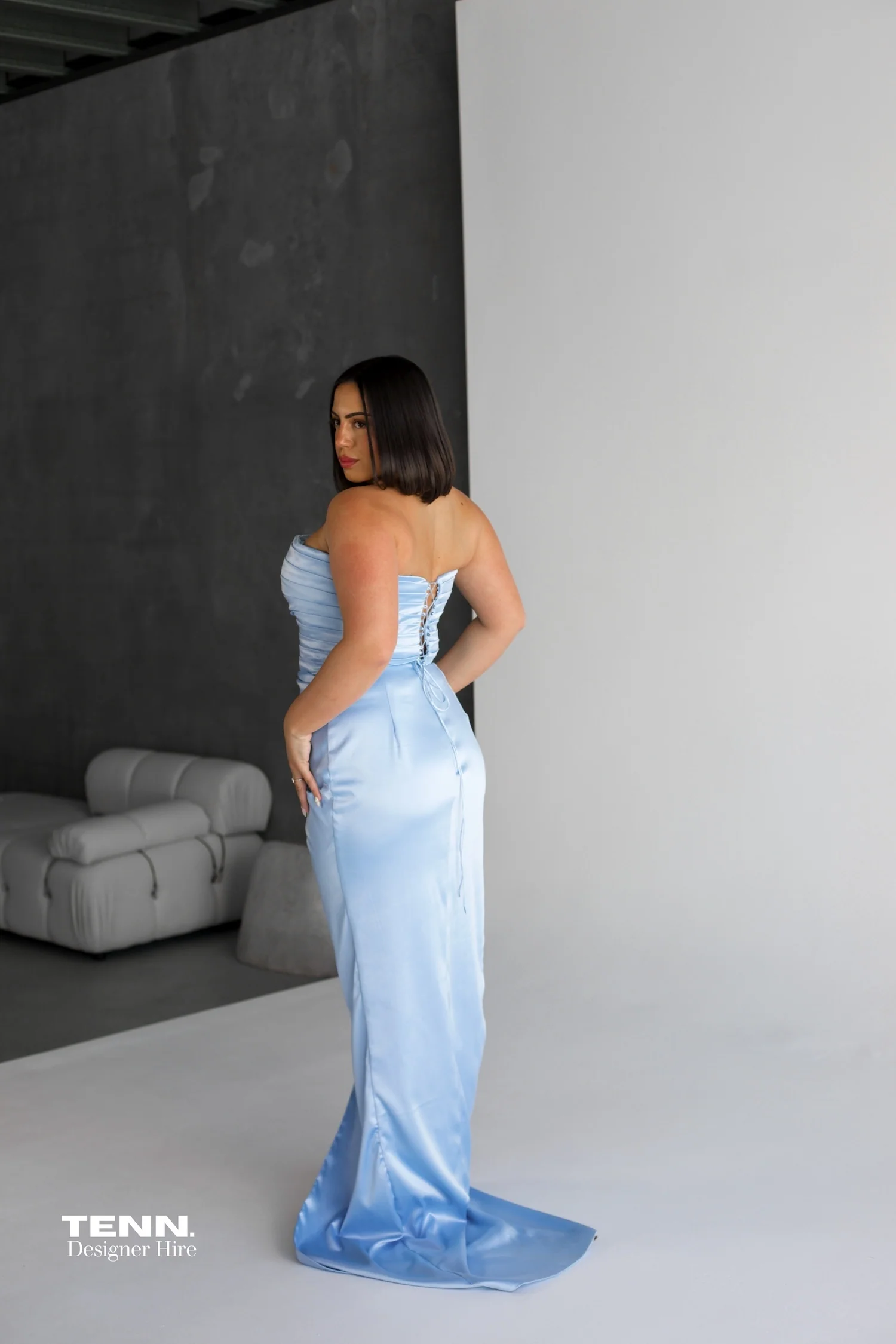Pierre gown - Light Blue - Image 4
