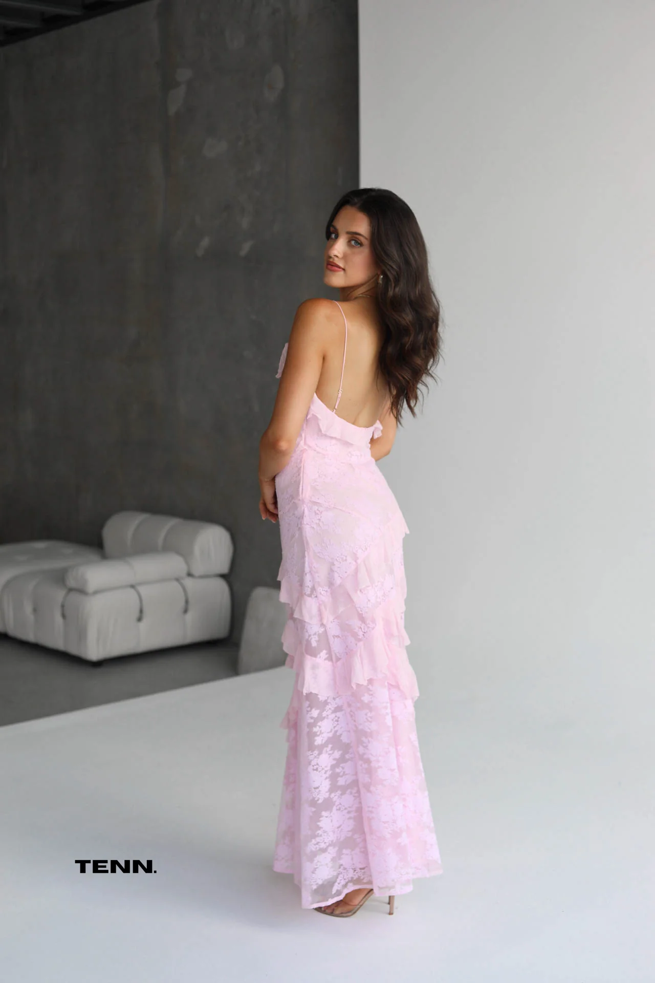 Rialto Dress - Pink Lace - Image 3