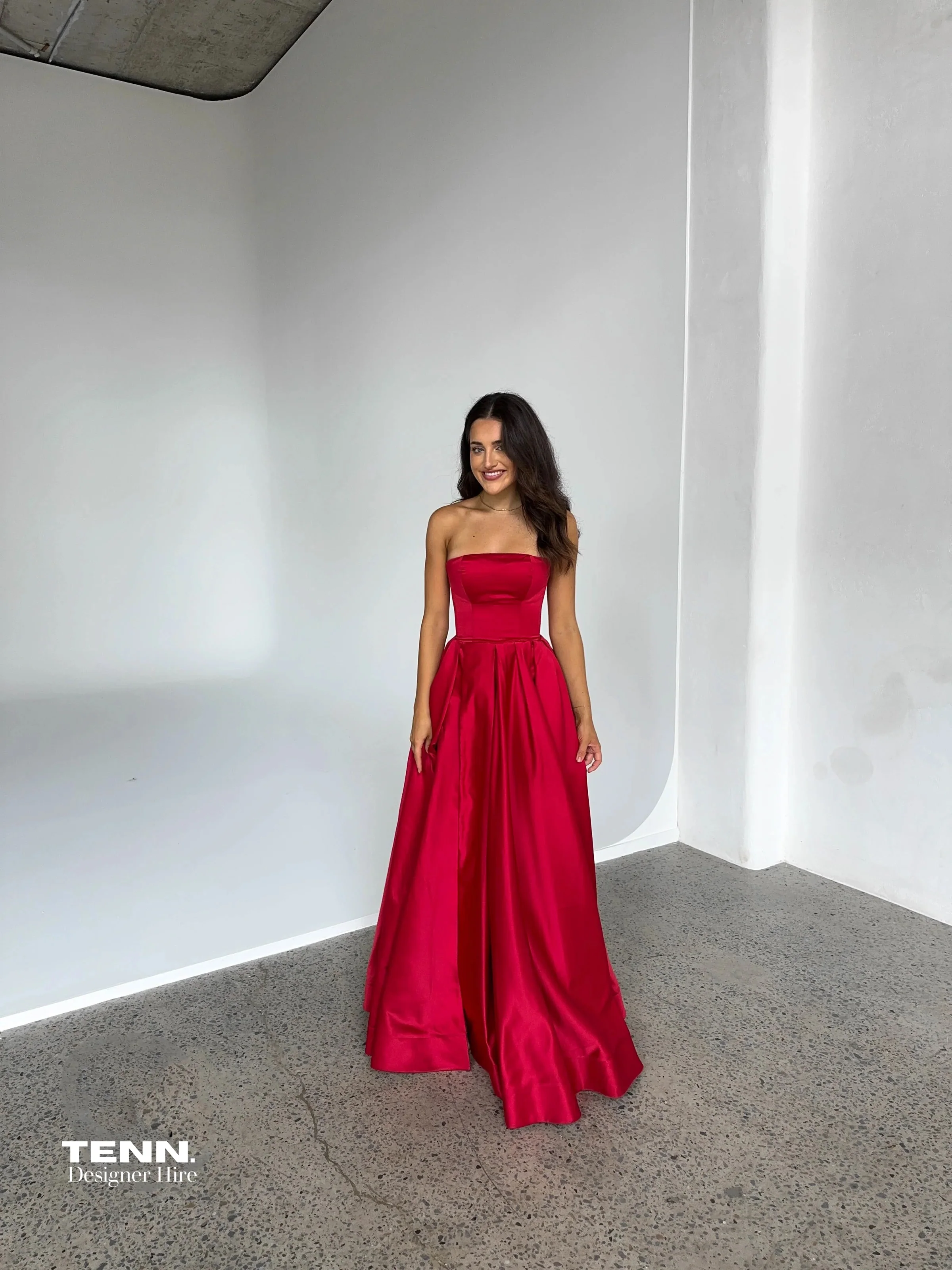 Rosa Gown - Red - Image 3