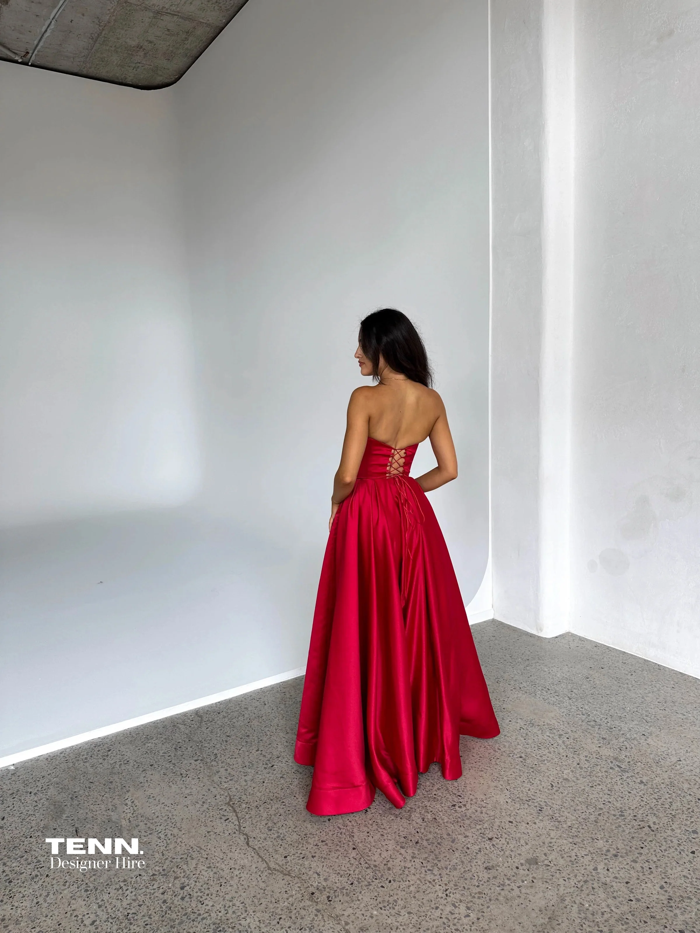 Rosa Gown - Red - Image 9