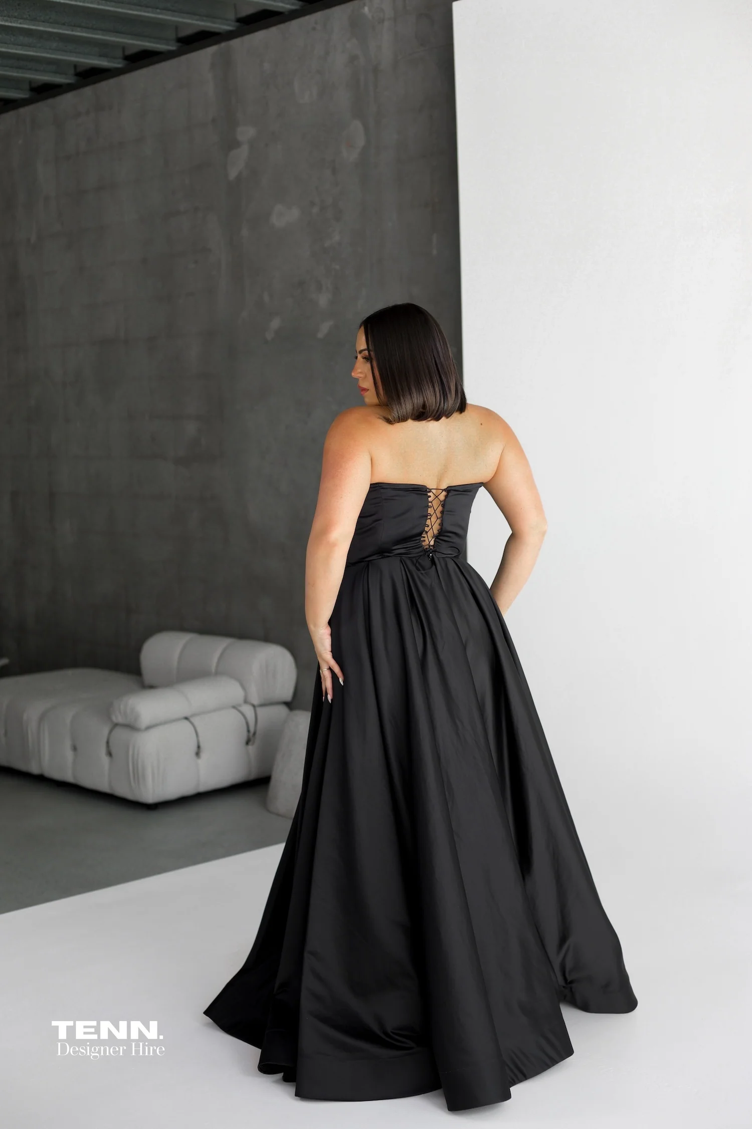 Rosa Gown - Black - Image 7