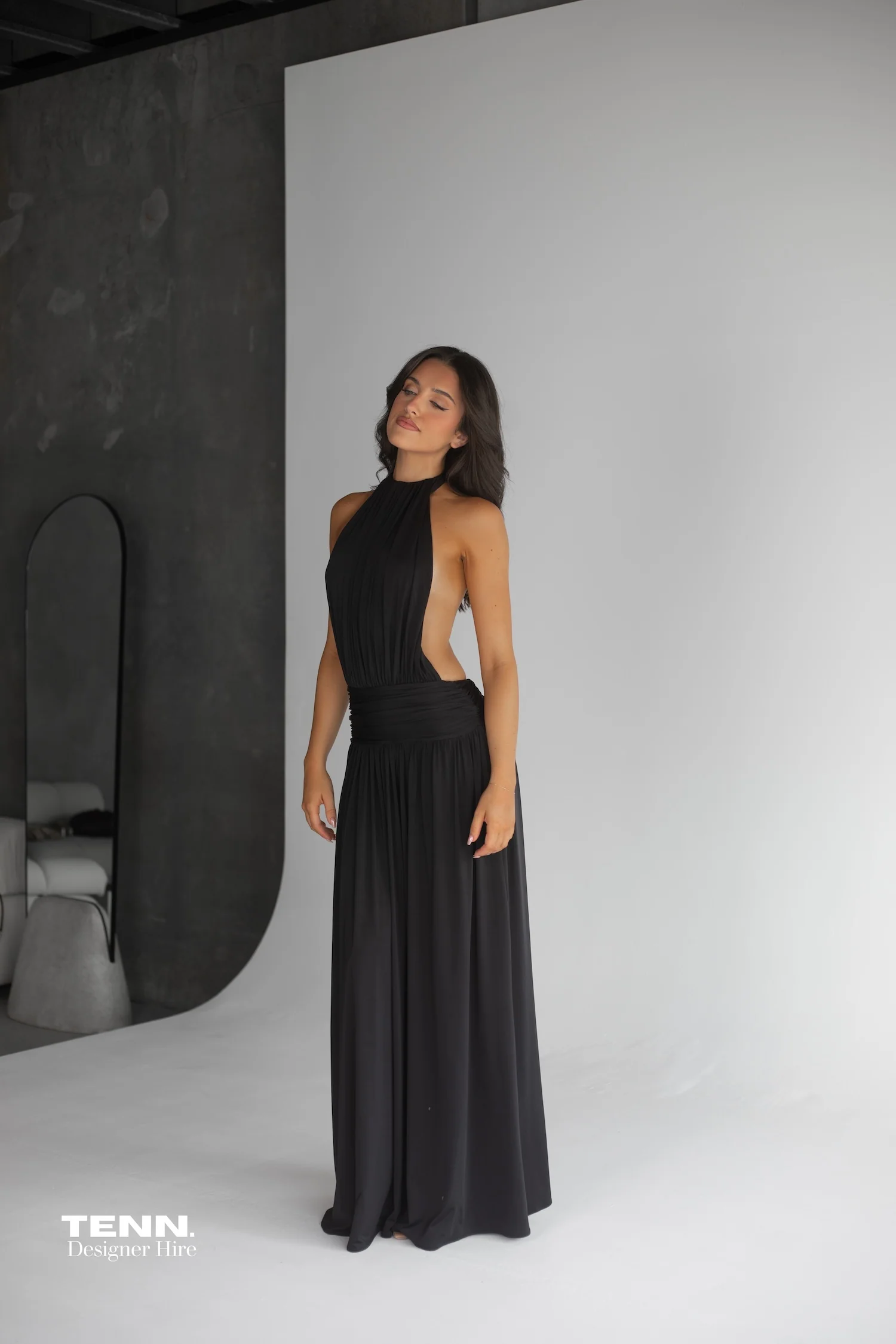Santina Dress - Black - Image 2