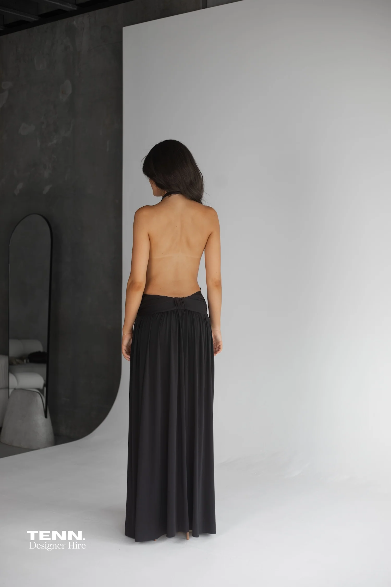 Santina Dress - Black - Image 9