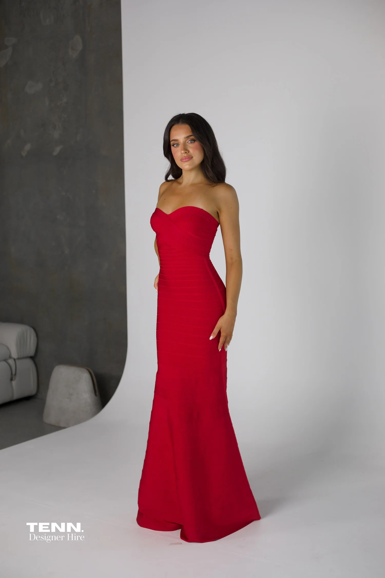 Sara gown - Red