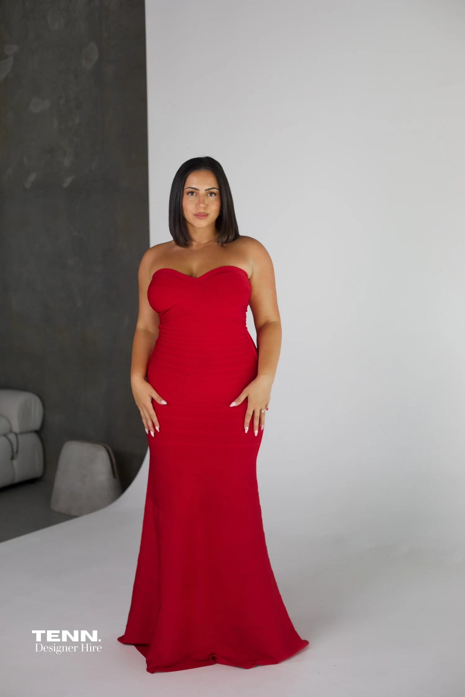 Sara gown - Red - Image 3