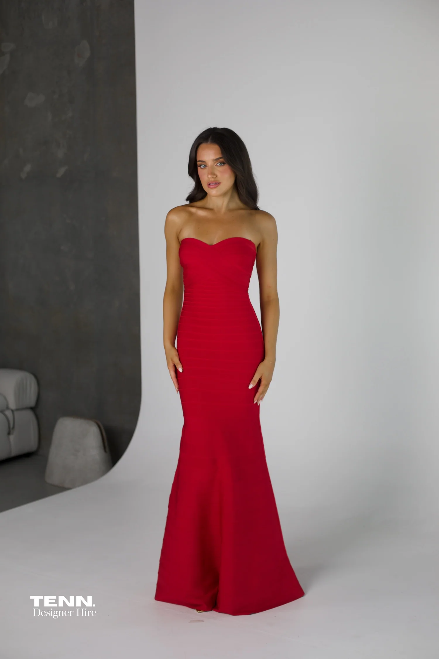 Sara gown - Red - Image 4