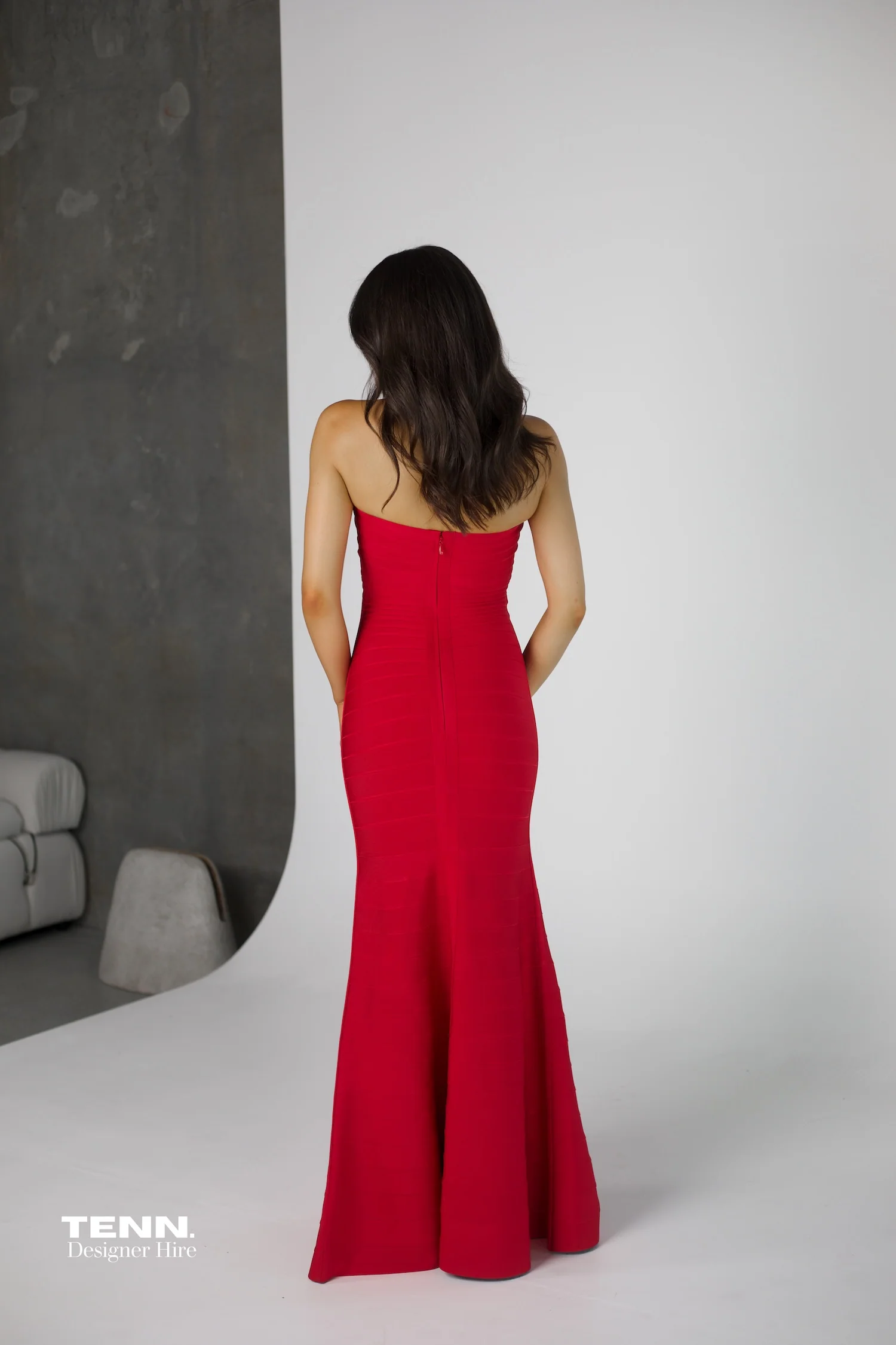 Sara gown - Red - Image 5