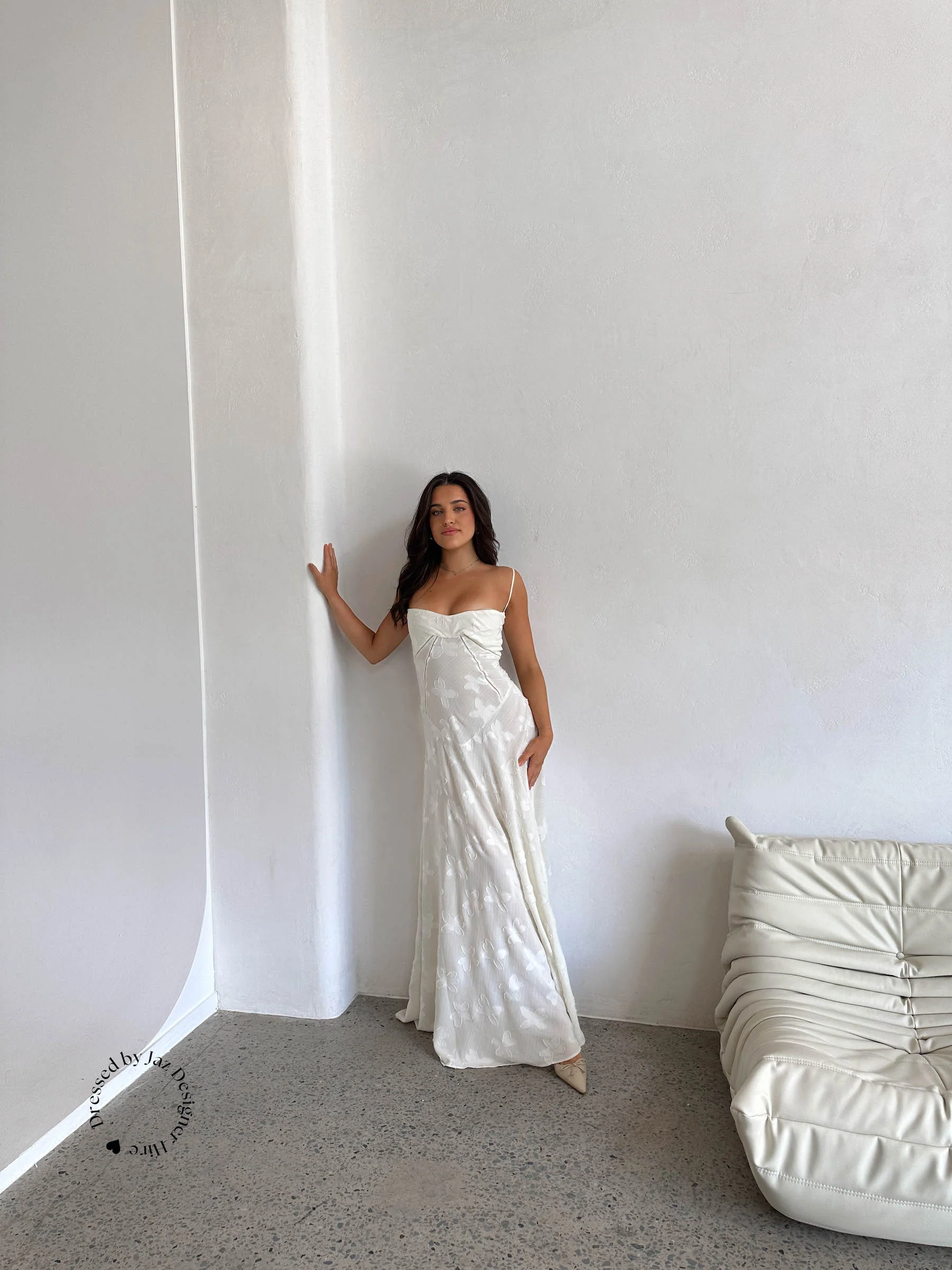 Seren Dress - Cream - Image 4
