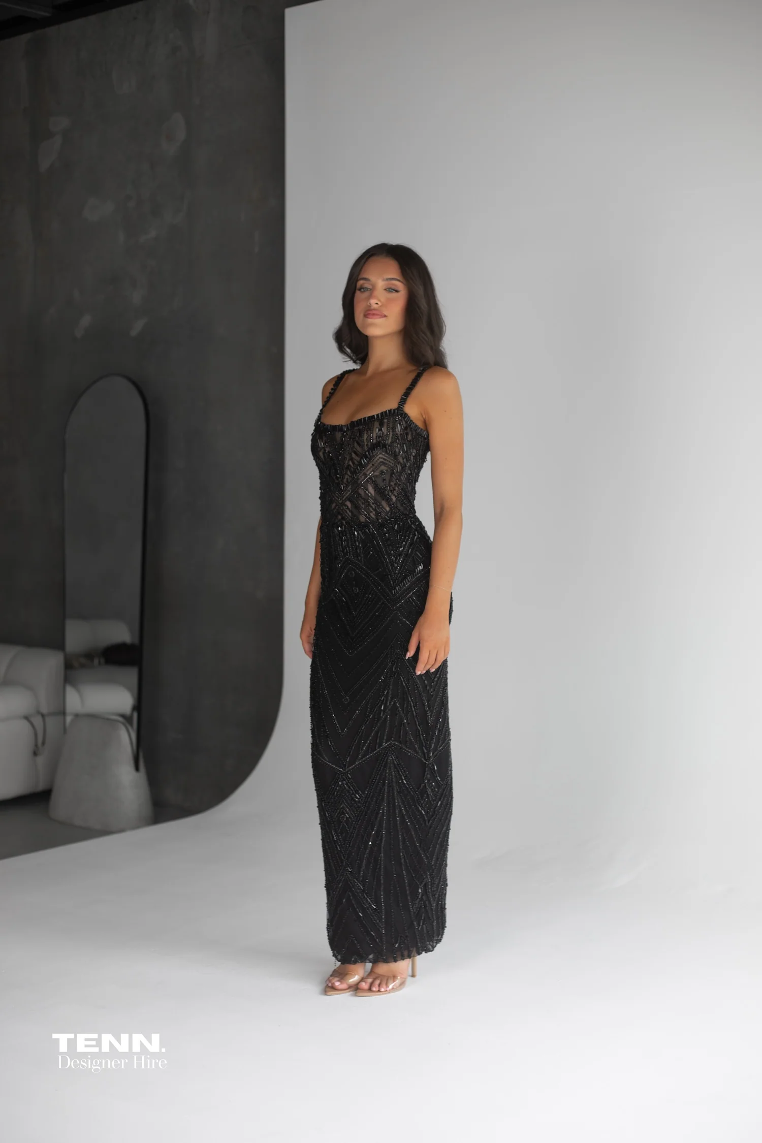 Siren Couture Gown - Black - Image 4