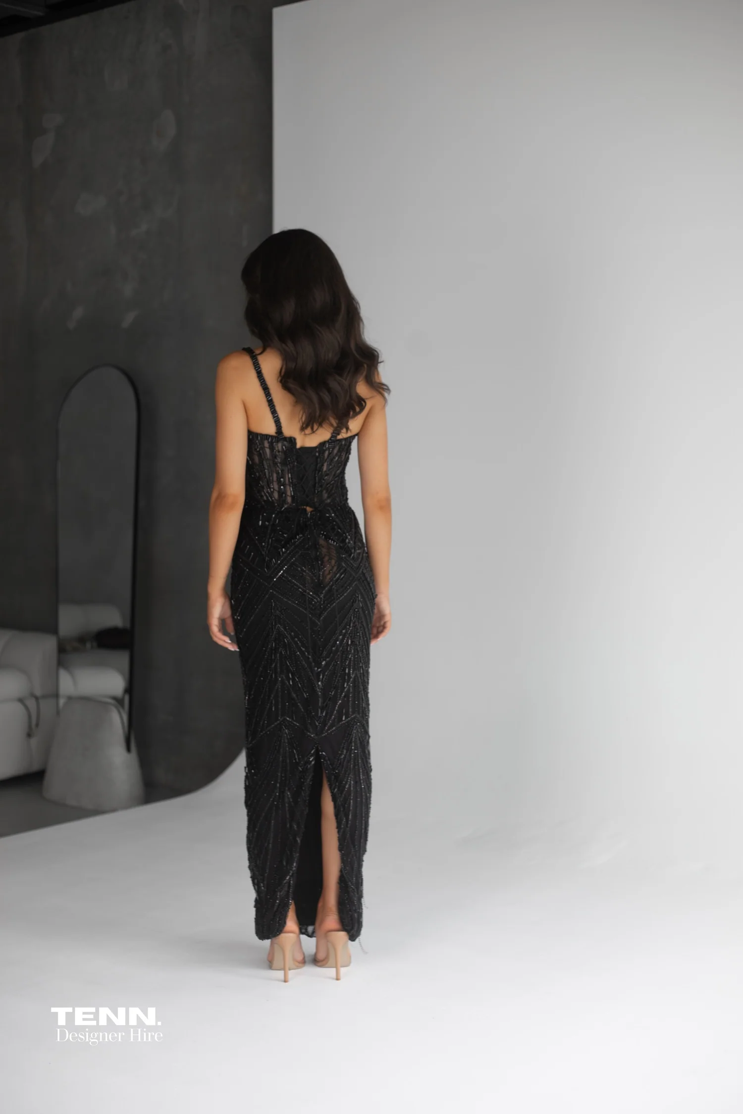 Siren Couture Gown - Black - Image 9