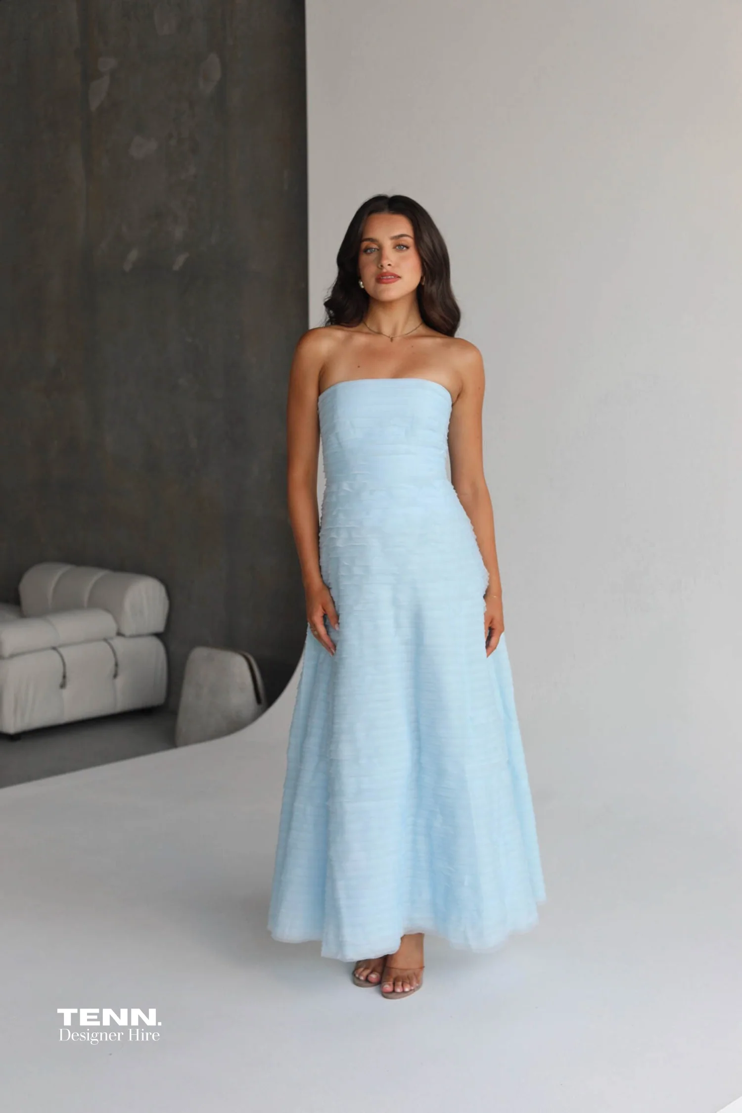 Soundscape Maxi Dress - Blue - Image 3
