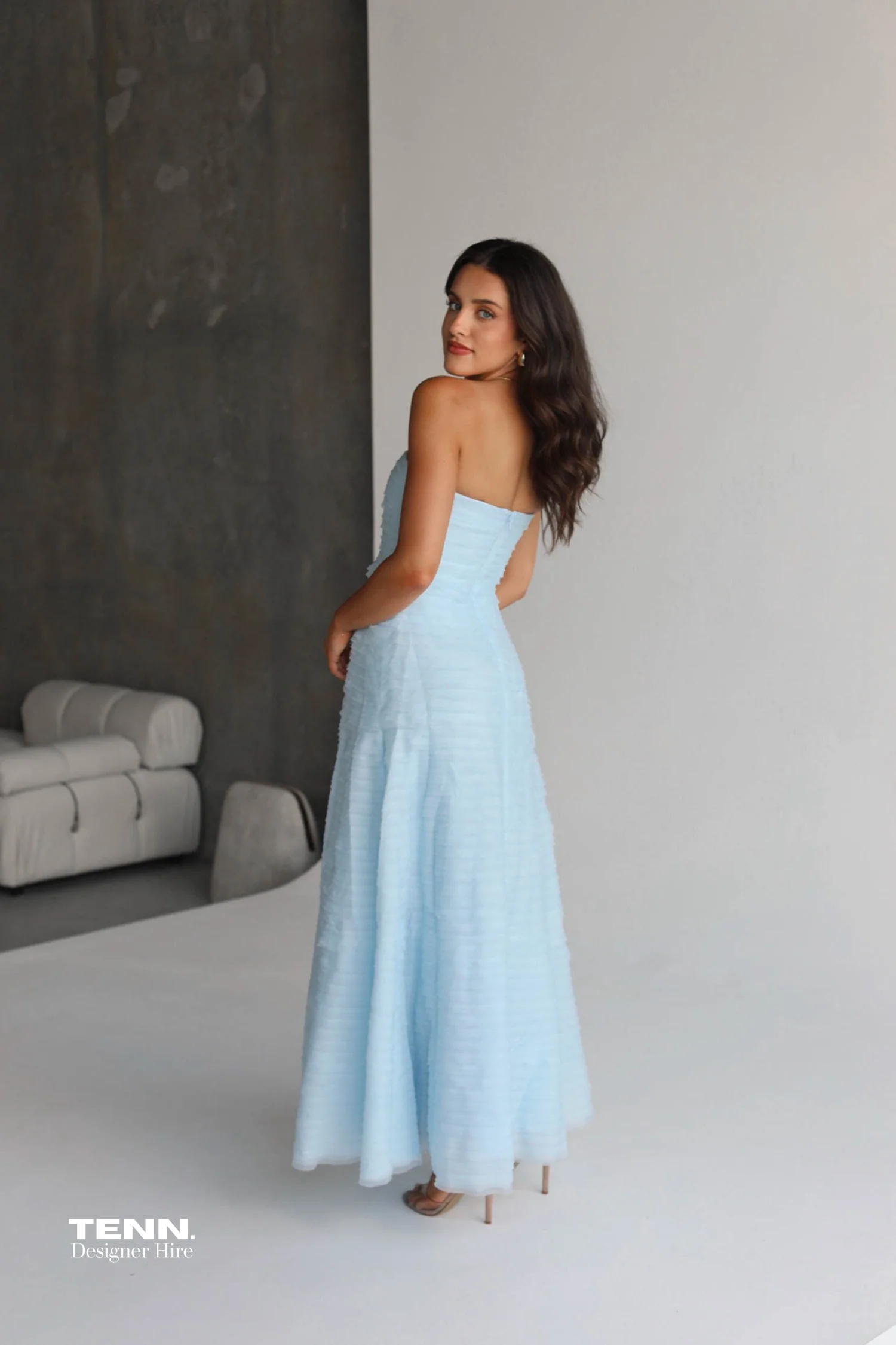 Soundscape Maxi Dress - Blue - Image 4