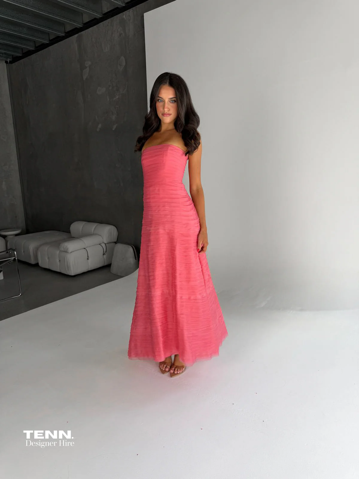 Soundscape Maxi Dress - Guava