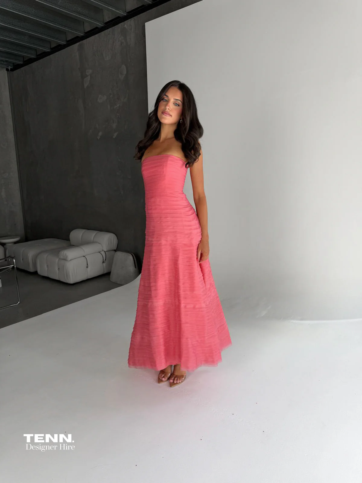 Soundscape Maxi Dress - Guava - Image 3