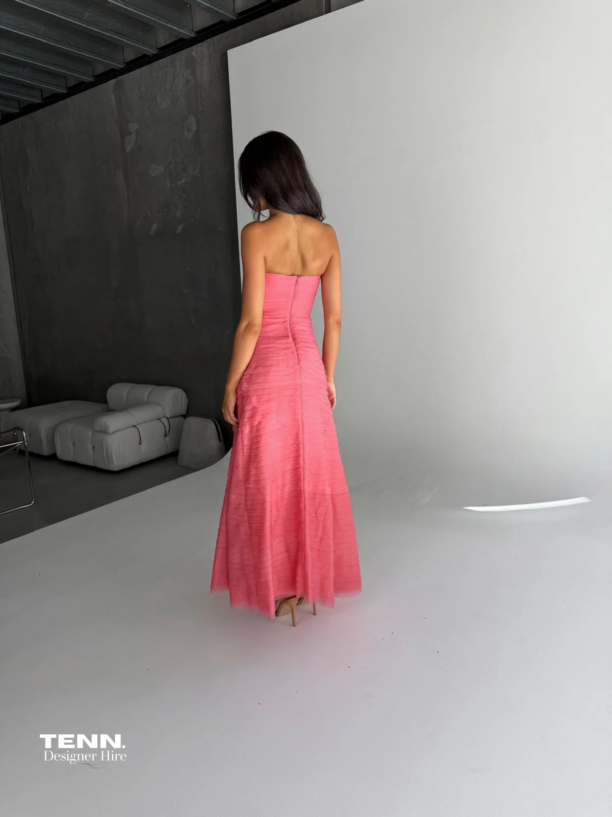 Soundscape Maxi Dress - Guava - Image 4